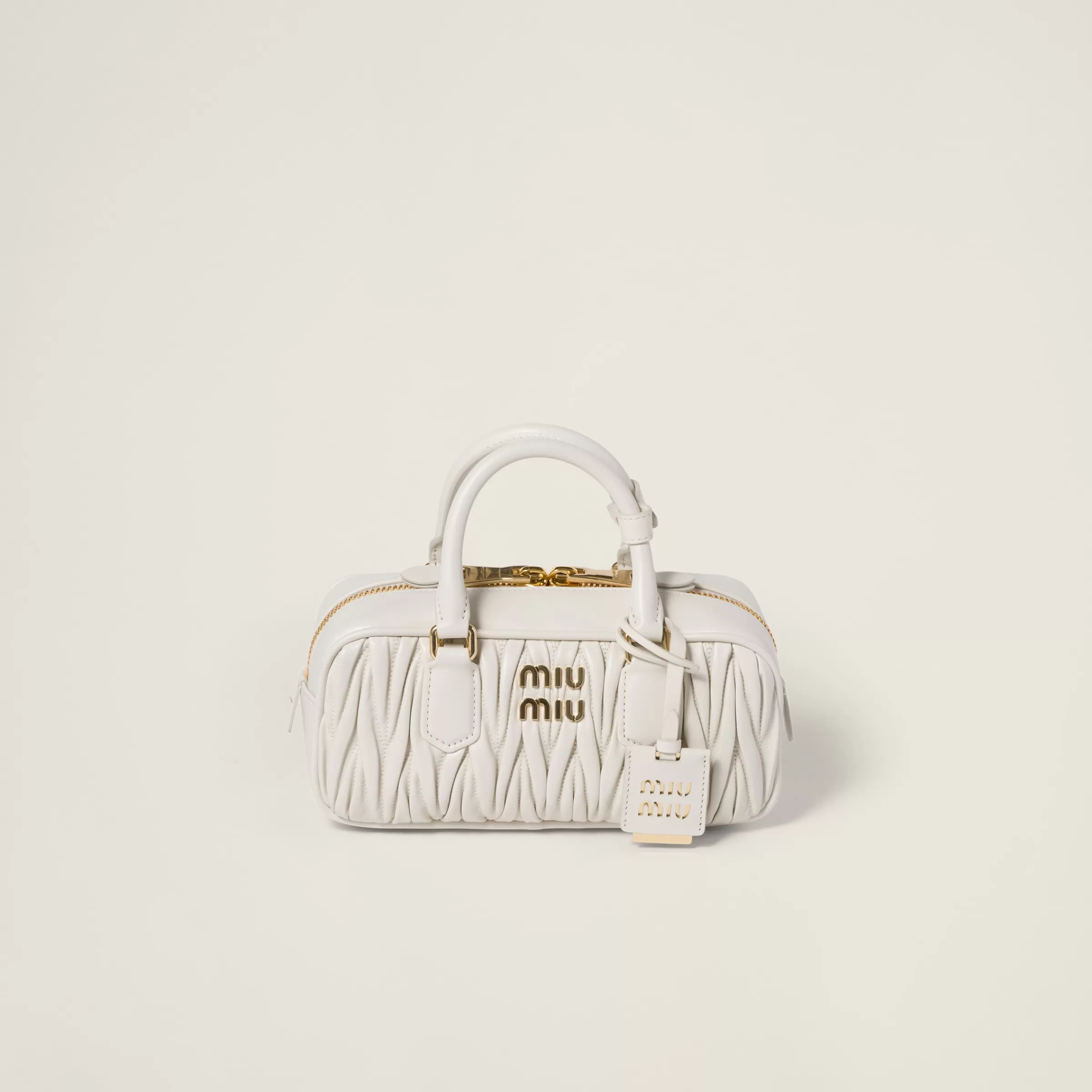 Arcadie matelassé nappa leather bag>Miu Miu Outlet