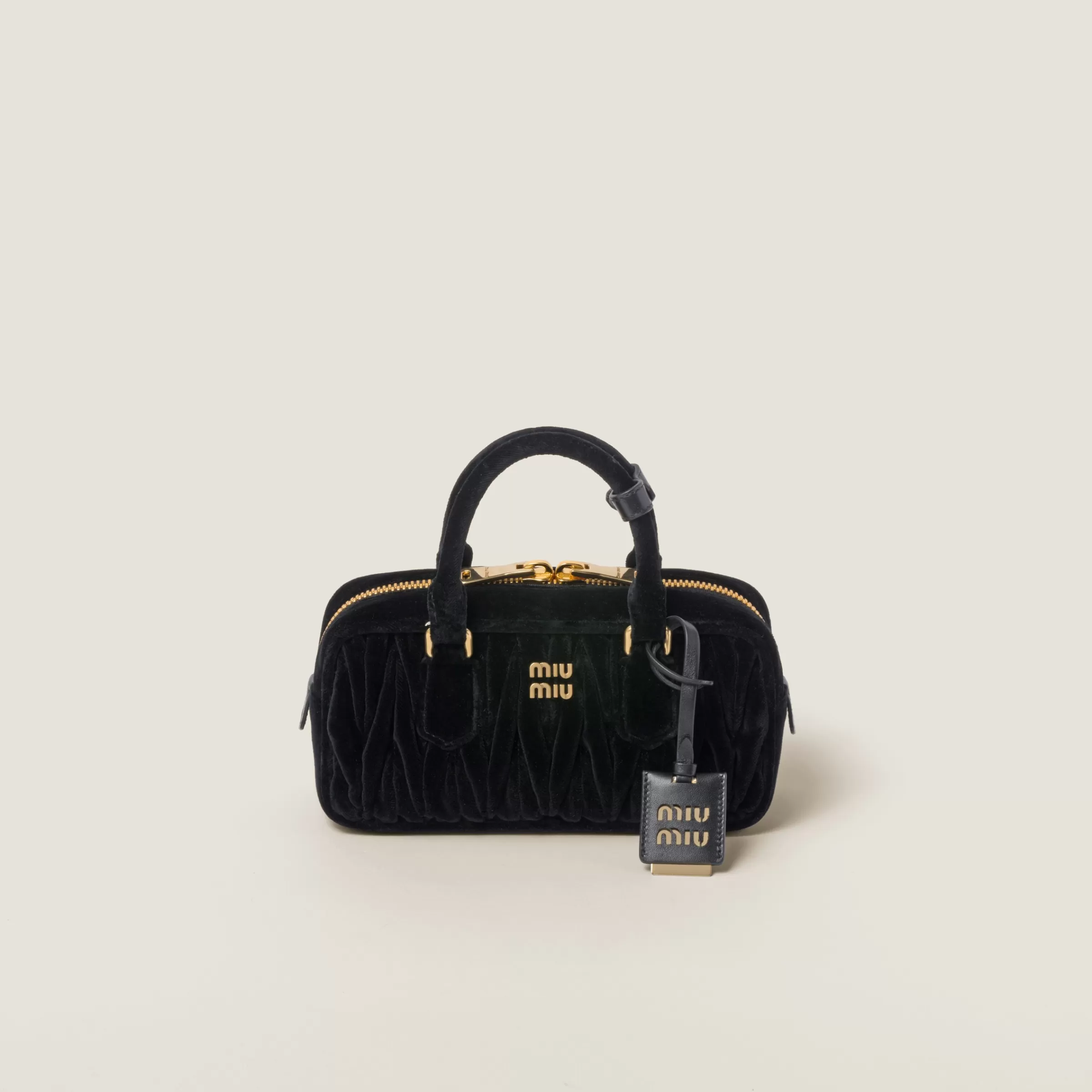 Arcadie Matelassé velvet bag>Miu Miu New