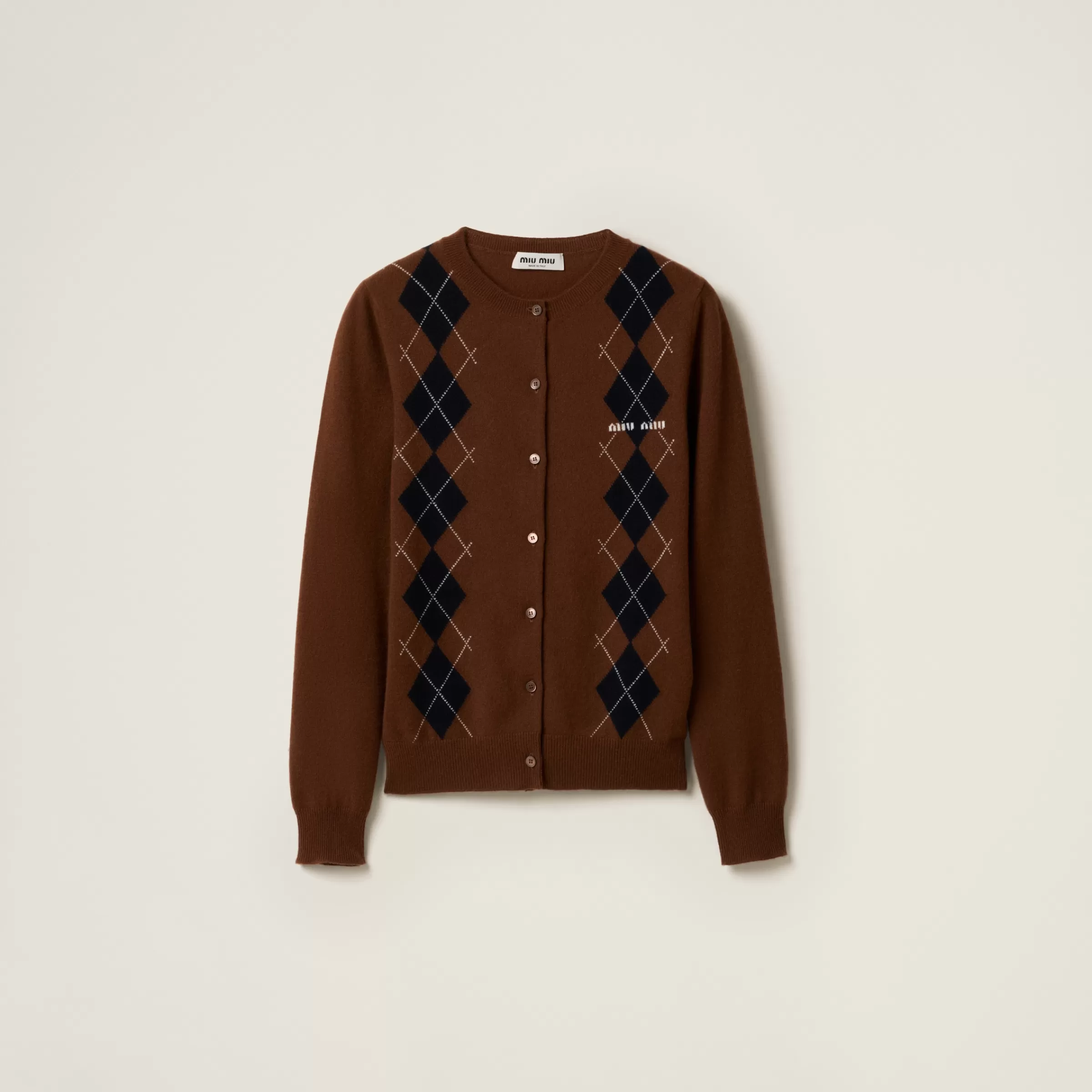 Cashmere knit cardigan>Miu Miu Outlet
