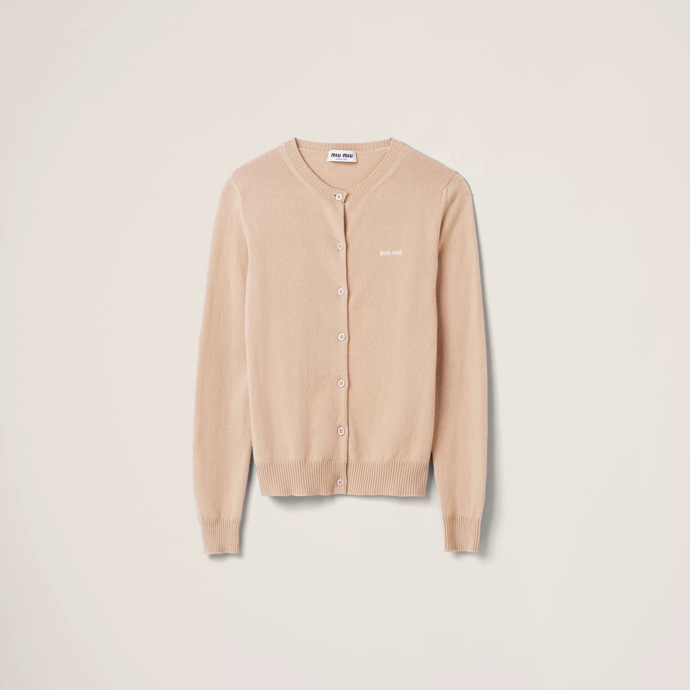 Cashmere knit cardigan>Miu Miu Hot