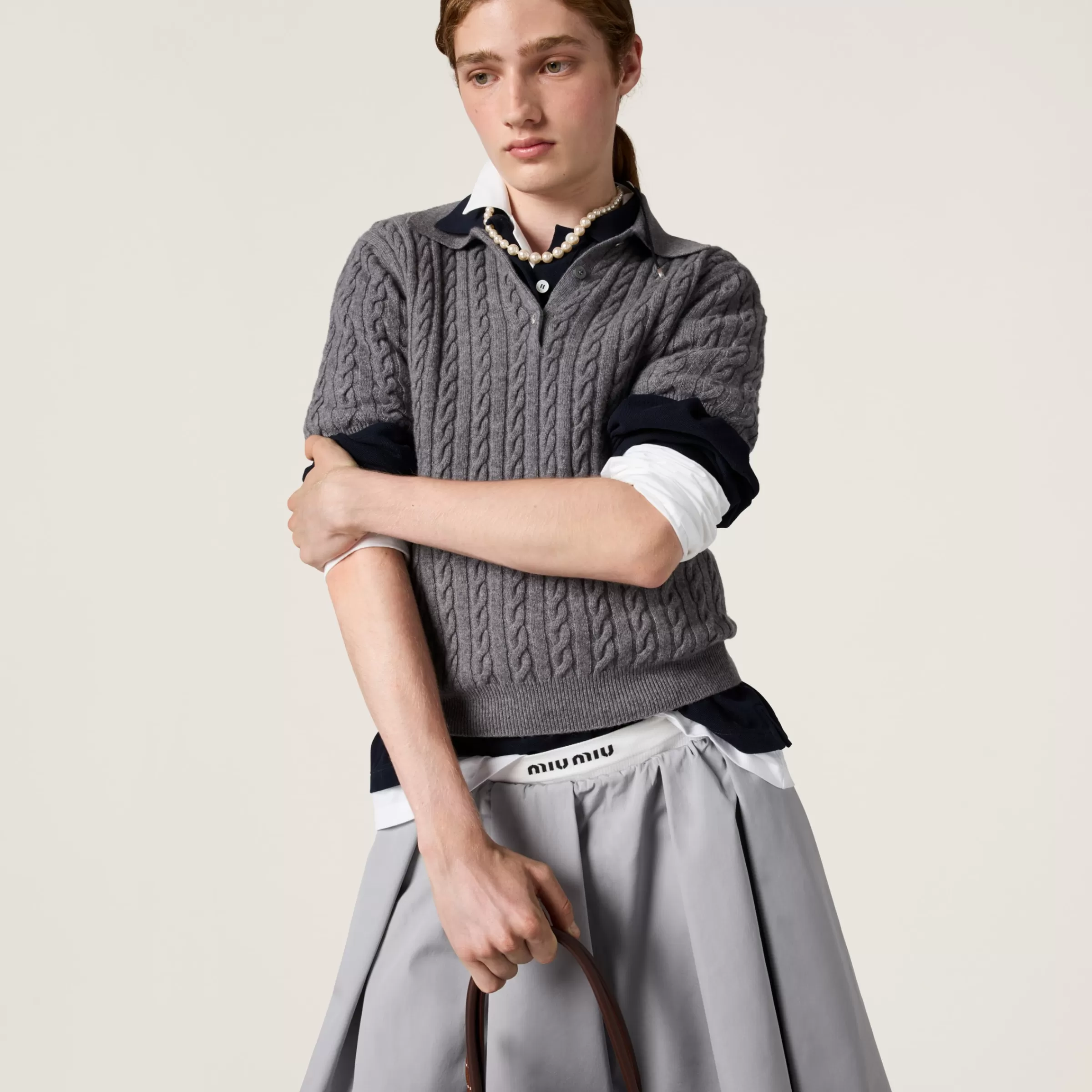 Cashmere polo shirt>Miu Miu Cheap