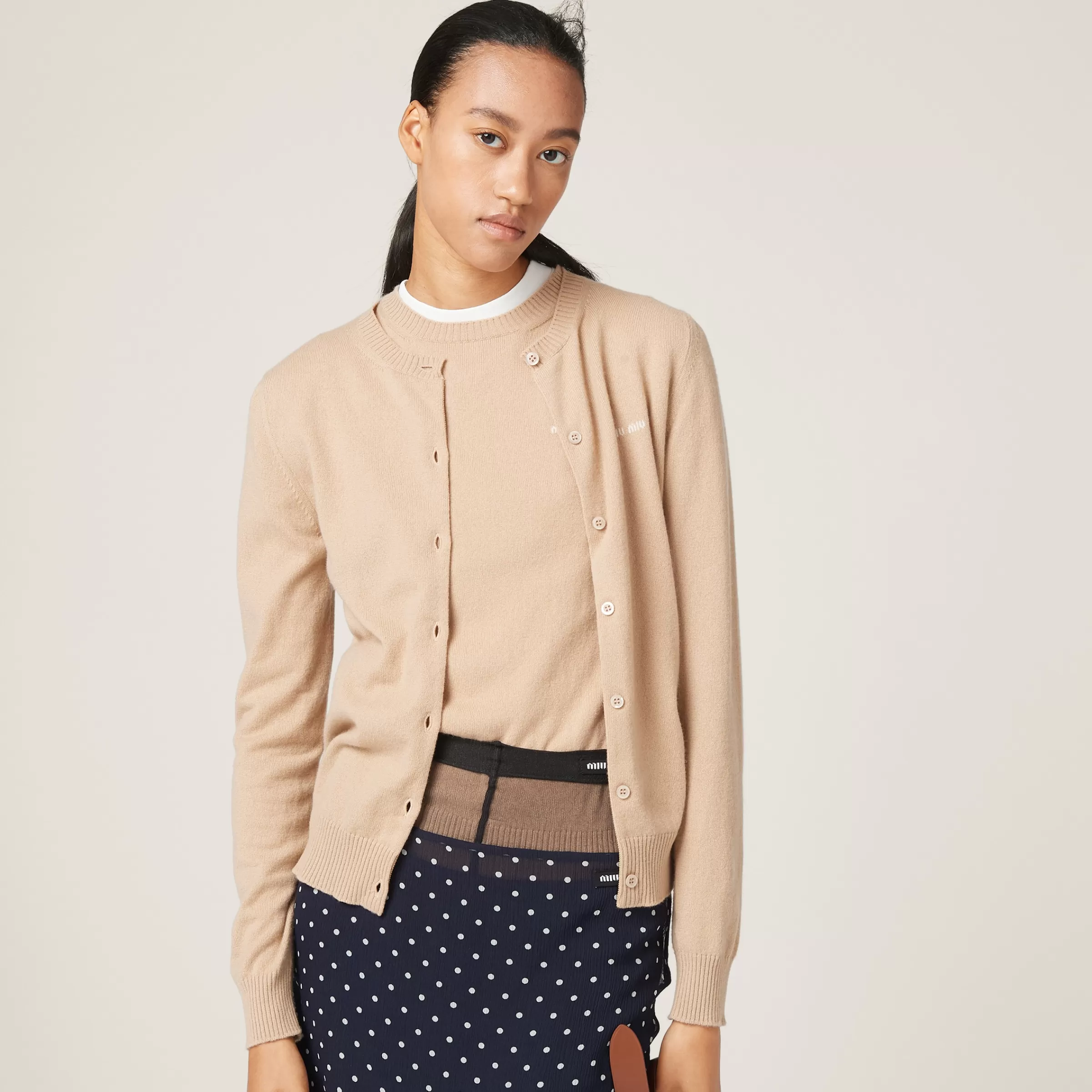 Cashmere sweater>Miu Miu Store