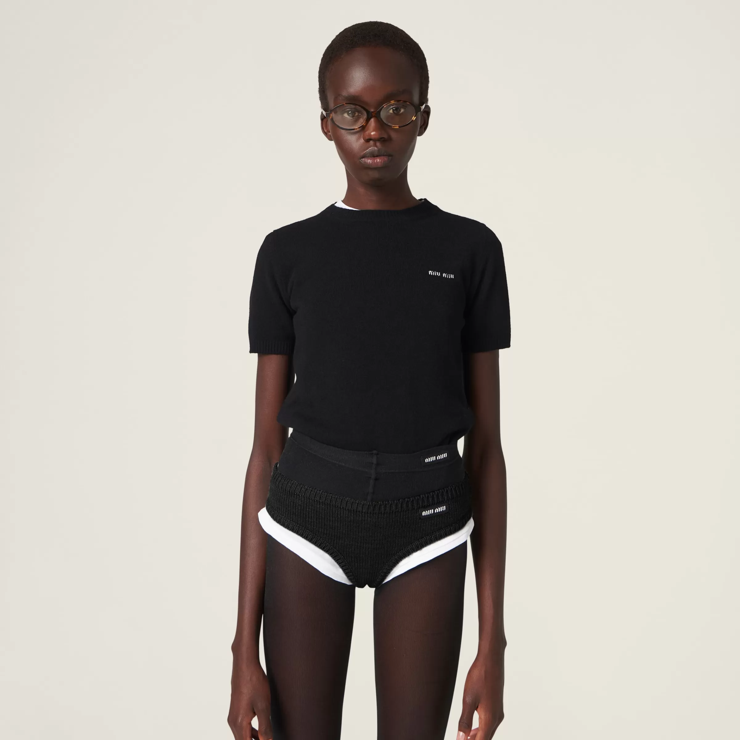 Cashmere sweater>Miu Miu Outlet