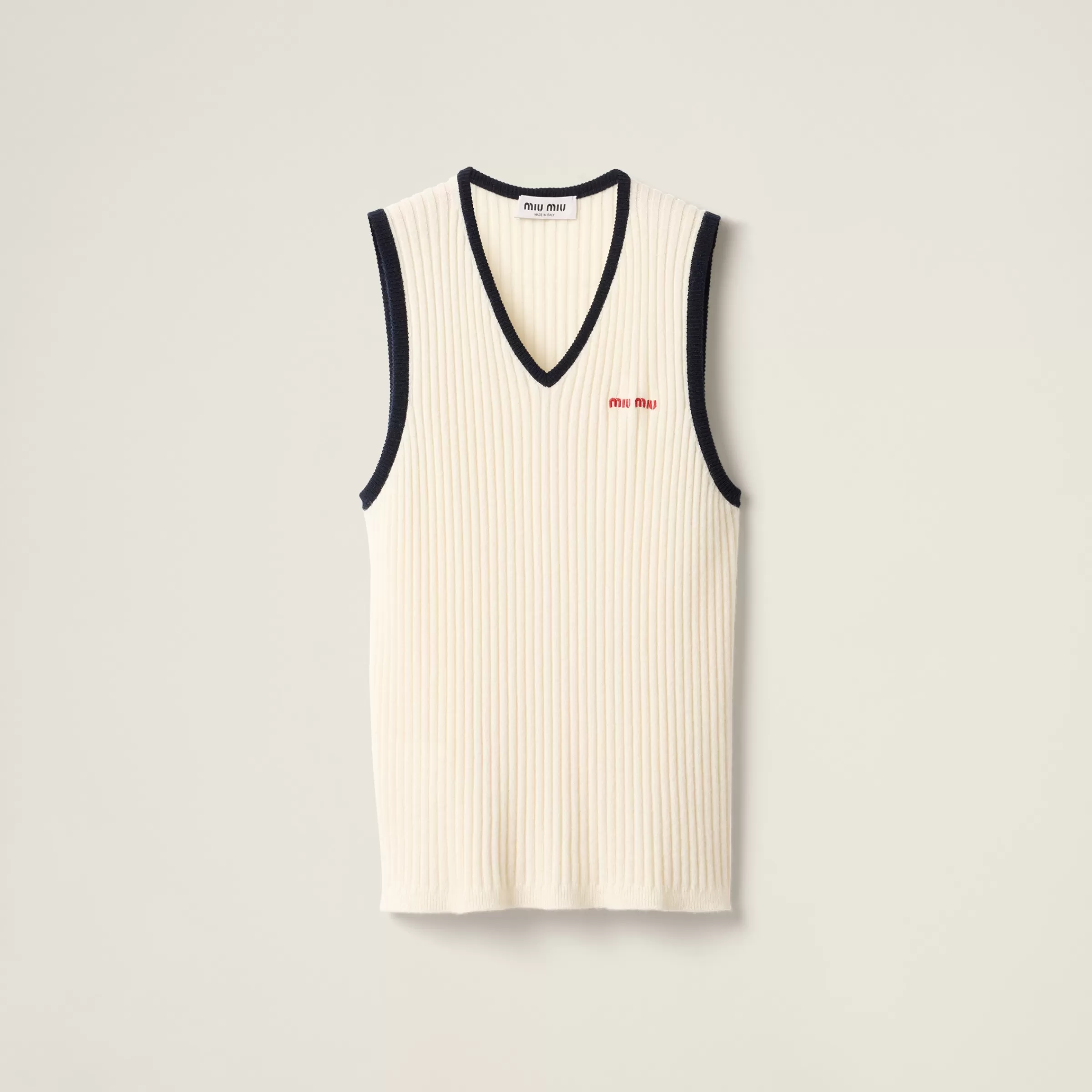 Cashmere vest>Miu Miu Clearance