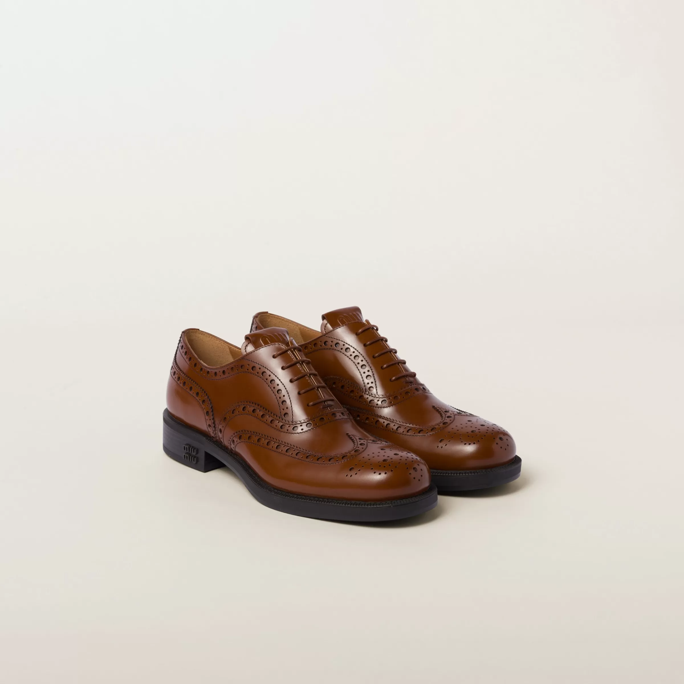 Church's X Brushed Leather Oxford Brogue Shoes>Miu Miu Fashion