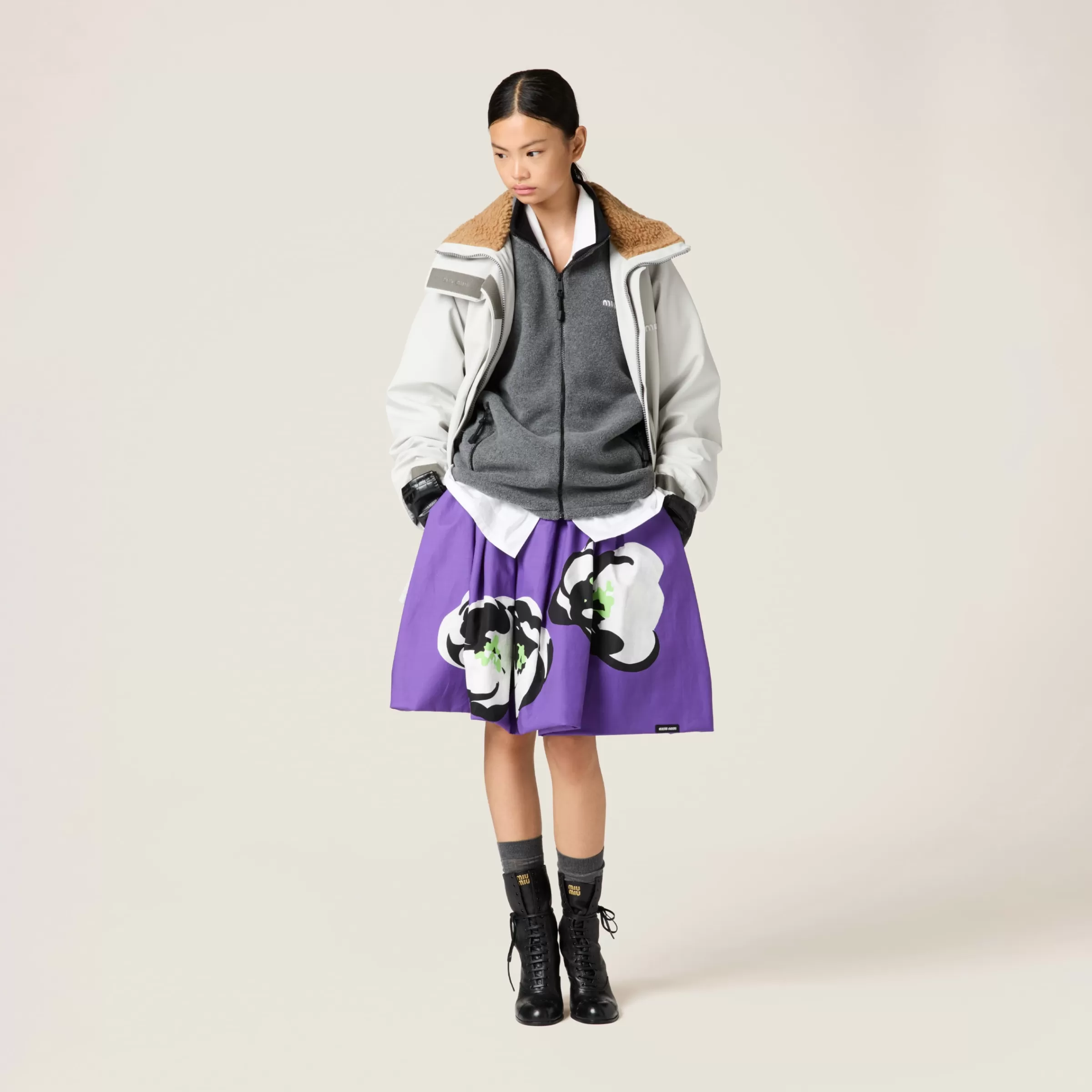 Cordura blouson jacket>Miu Miu Best Sale