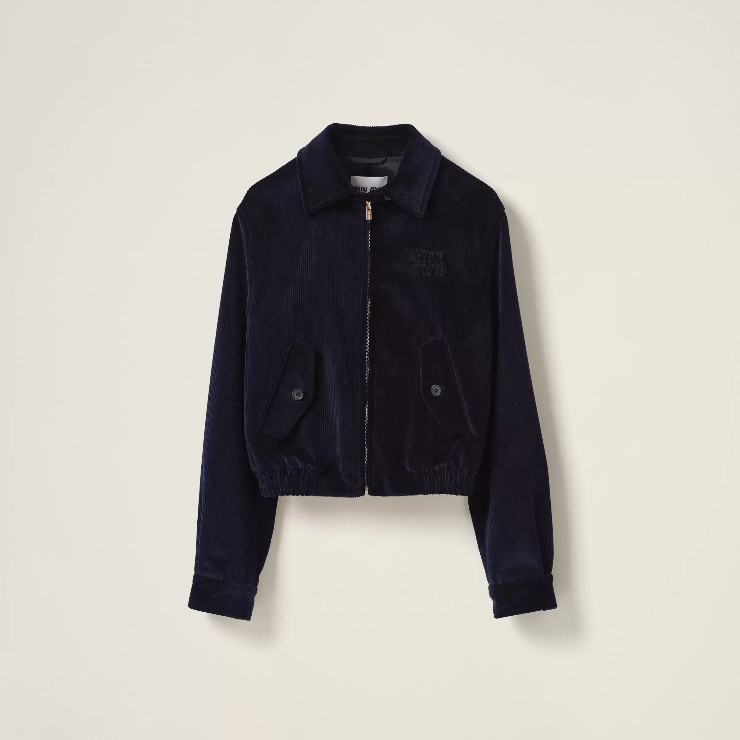 Corduroy blouson jacket>Miu Miu Discount