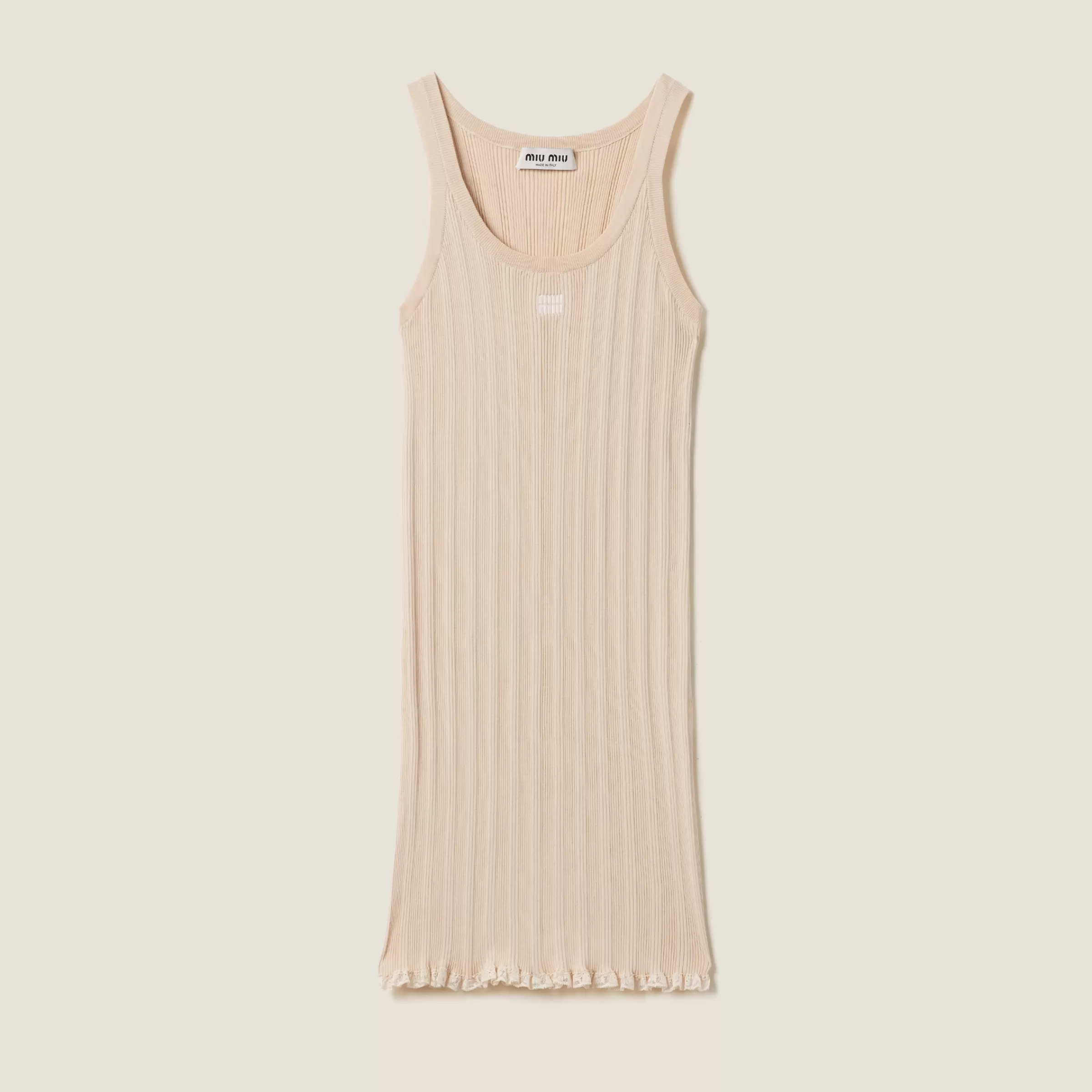 Cotton dress>Miu Miu Flash Sale
