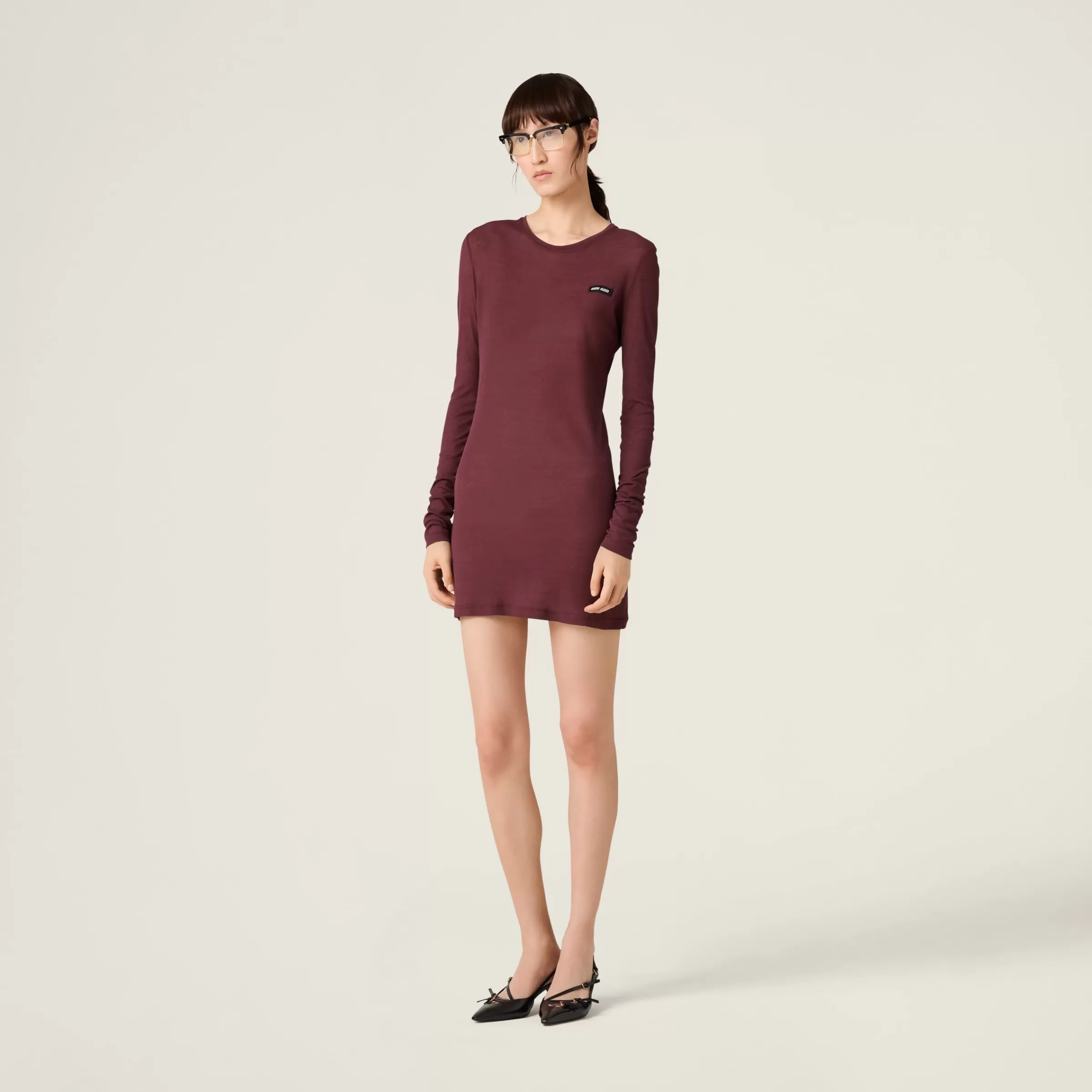 Cotton dress>Miu Miu Clearance