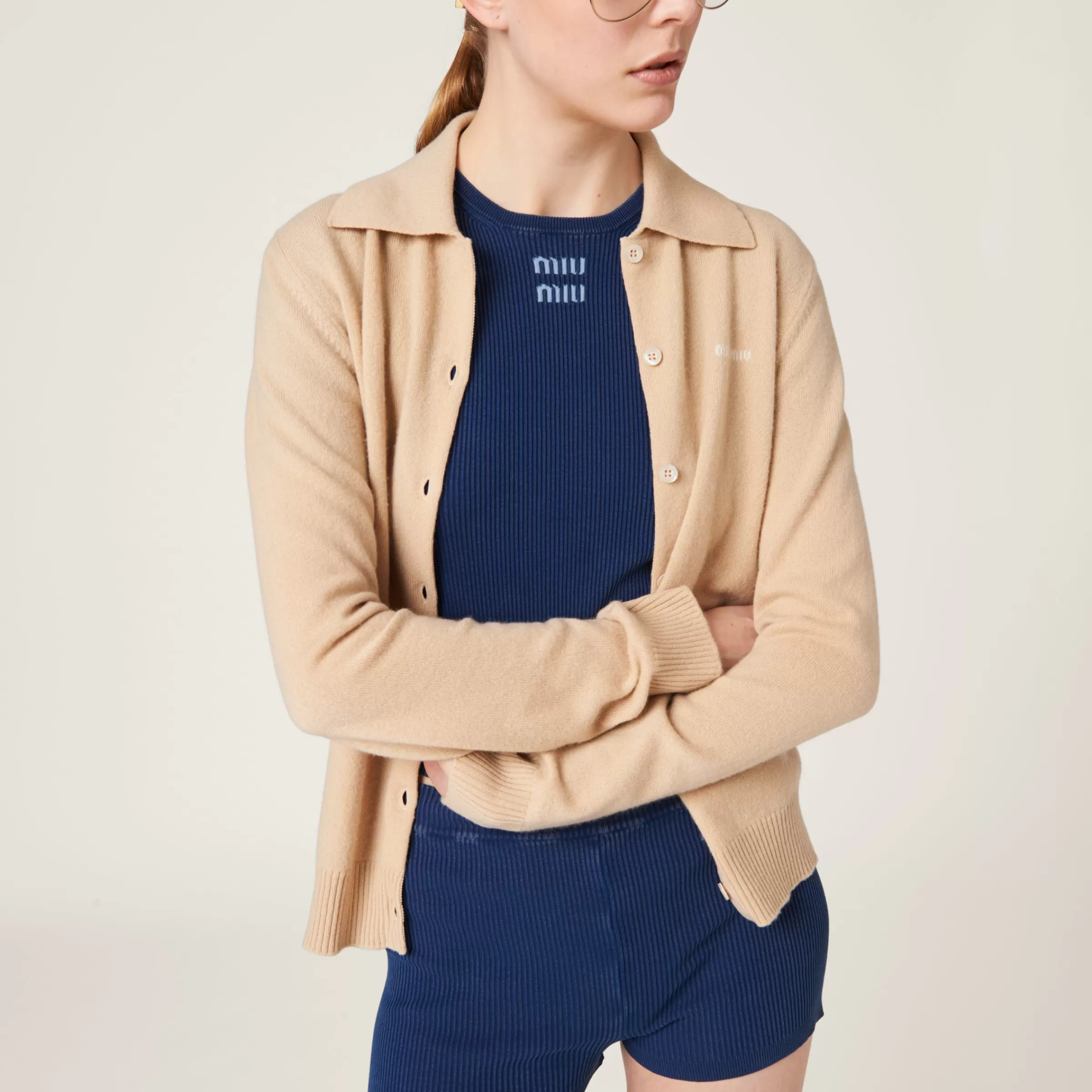 Cotton shorts>Miu Miu Flash Sale