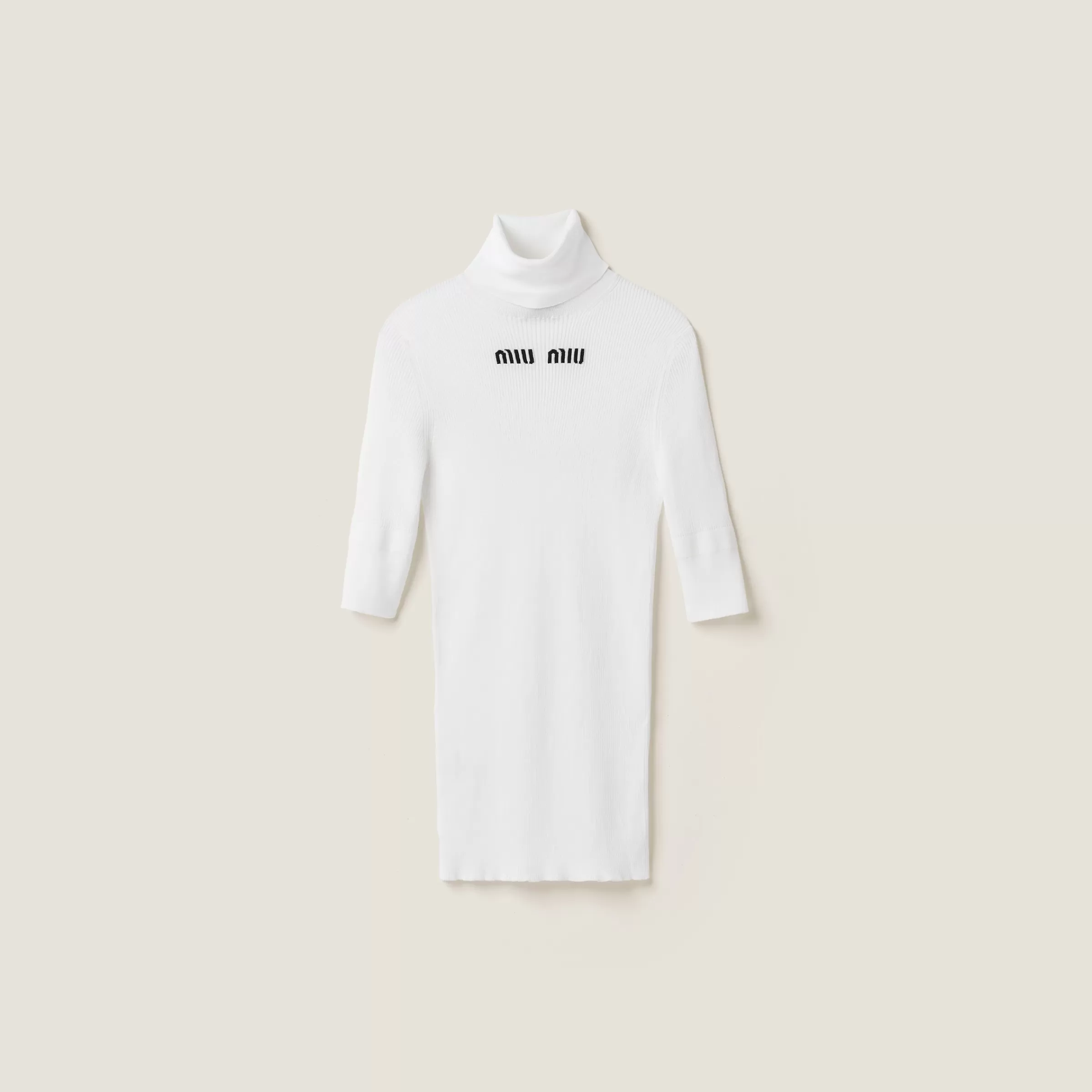 Cotton turtleneck jersey>Miu Miu Sale