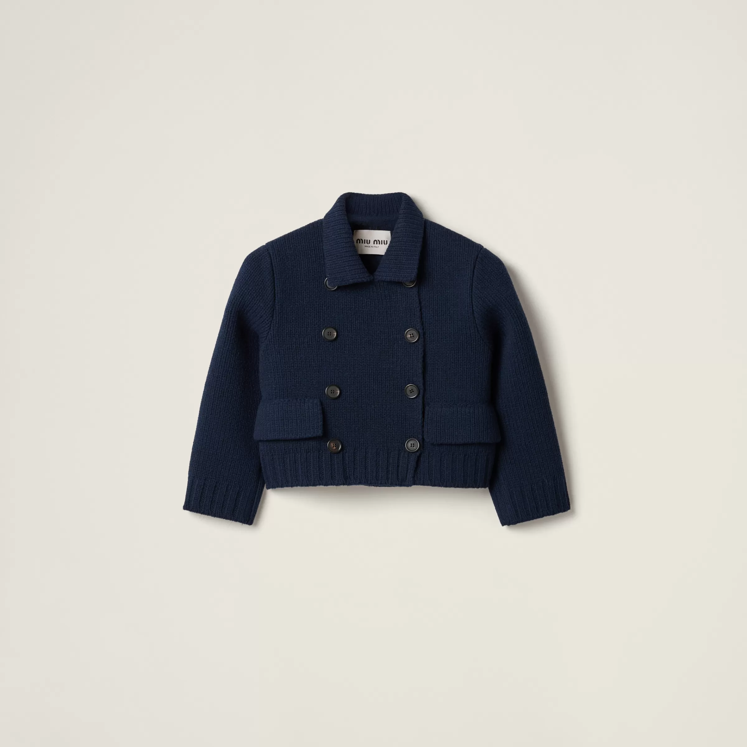 Cropped wool jacket>Miu Miu Cheap