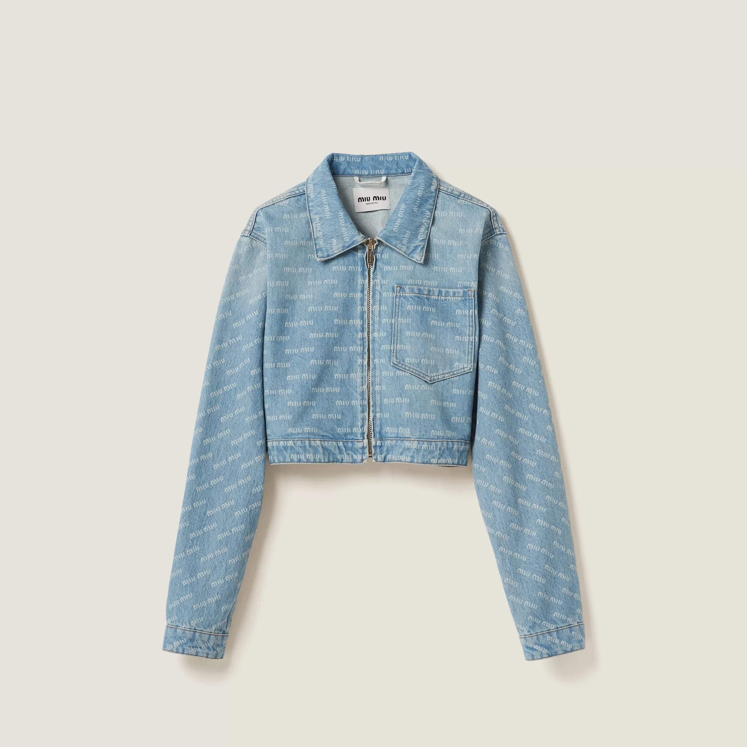 Denim blouson jacket>Miu Miu Best