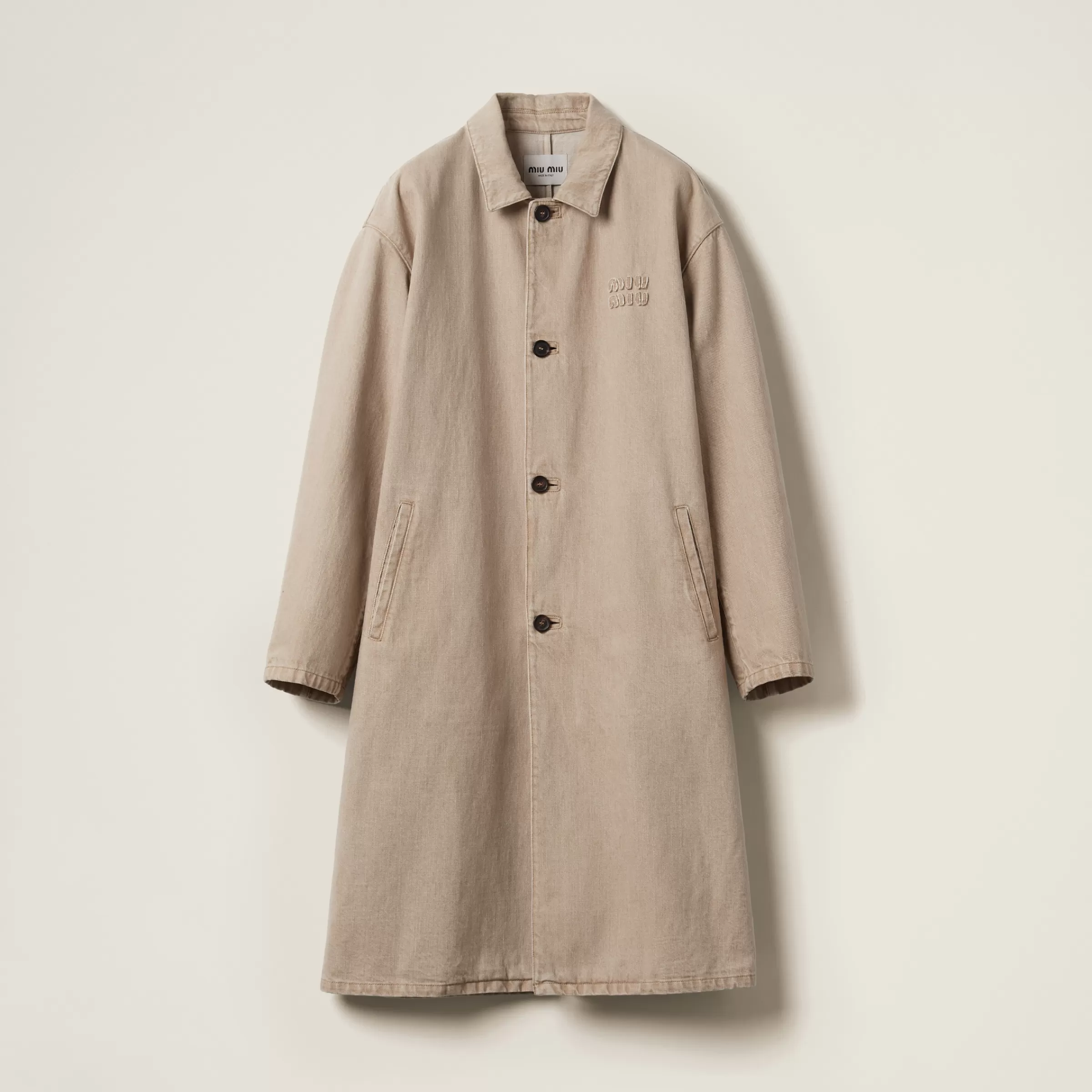 Denim coat>Miu Miu Hot