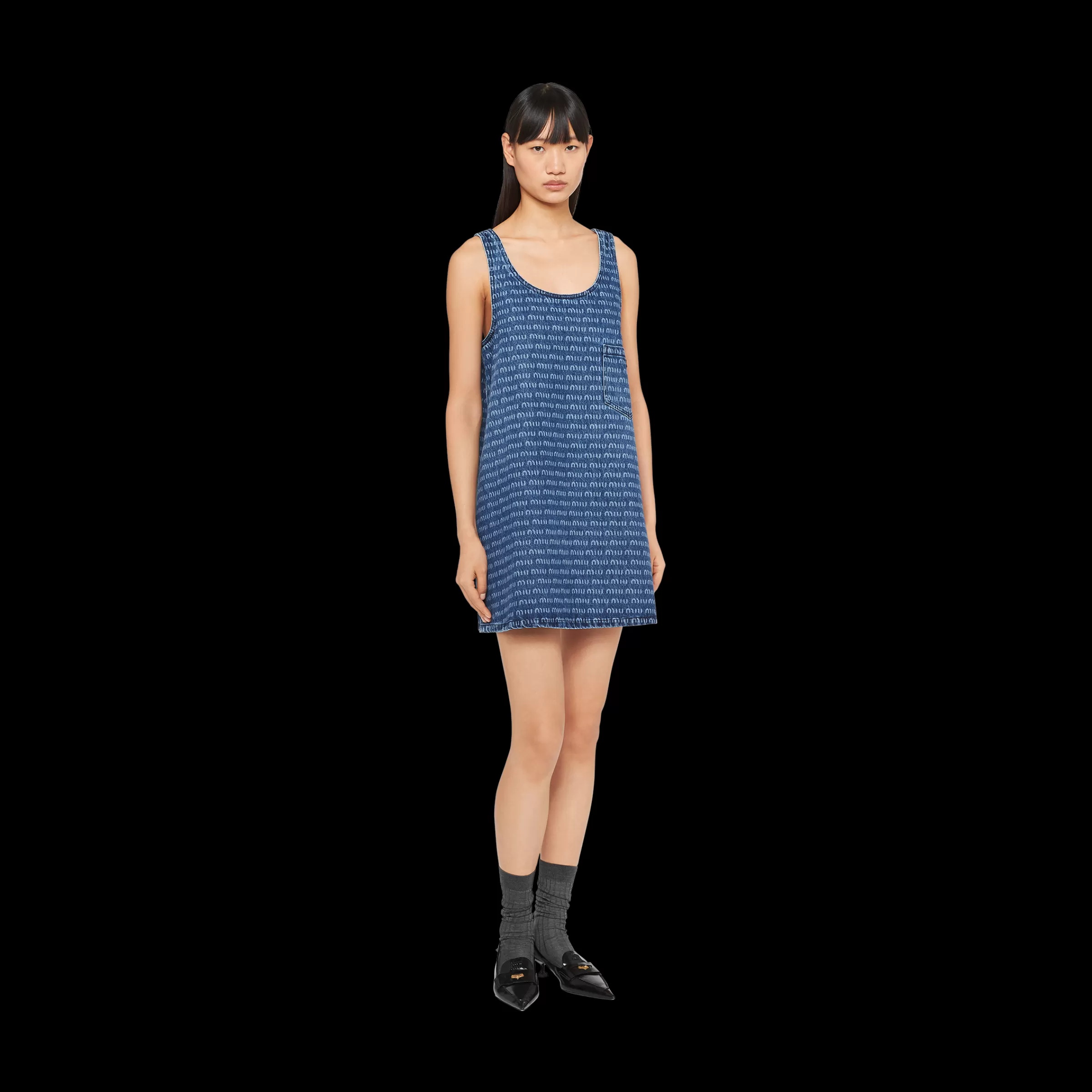 Denim dress>Miu Miu Outlet