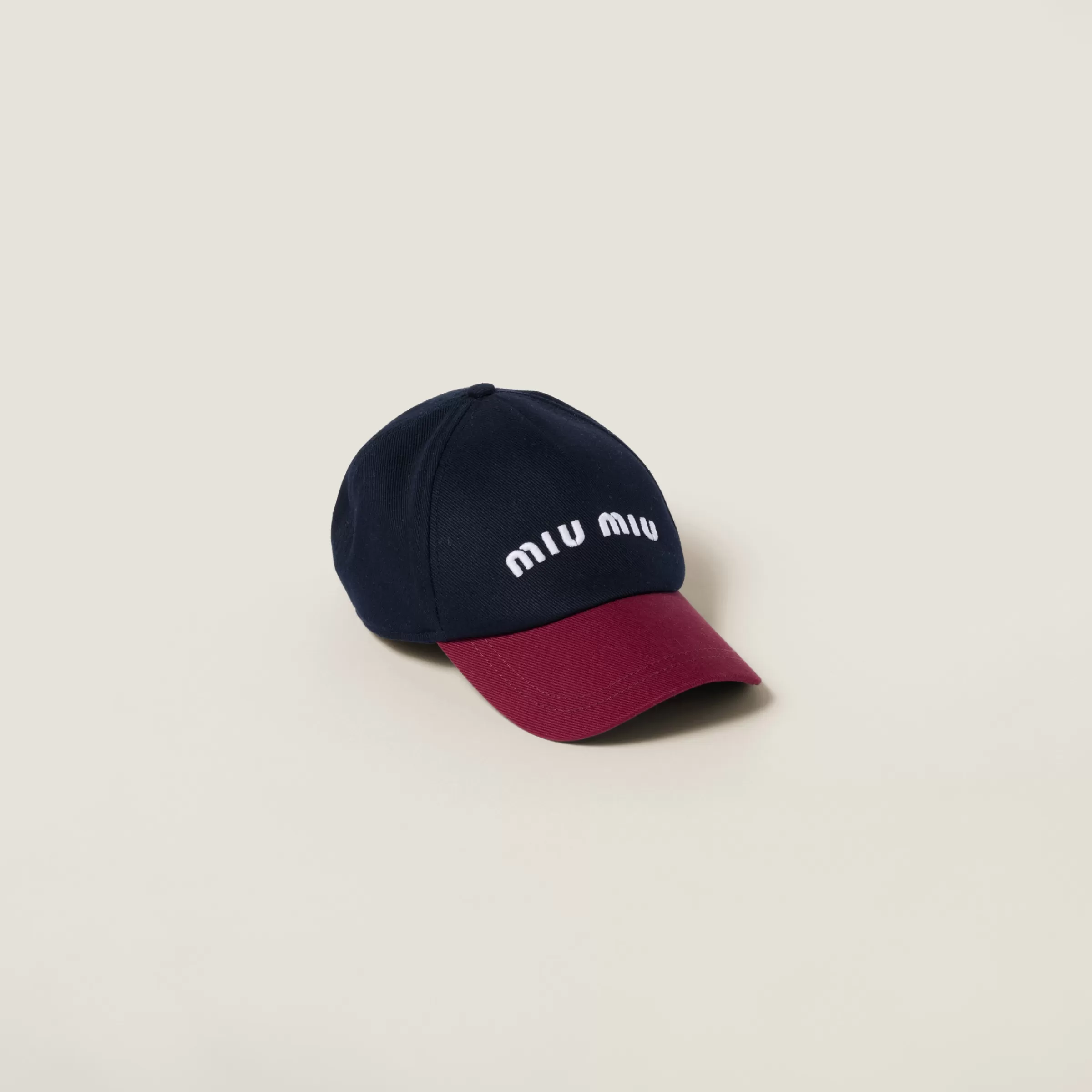 Drill baseball cap>Miu Miu Cheap