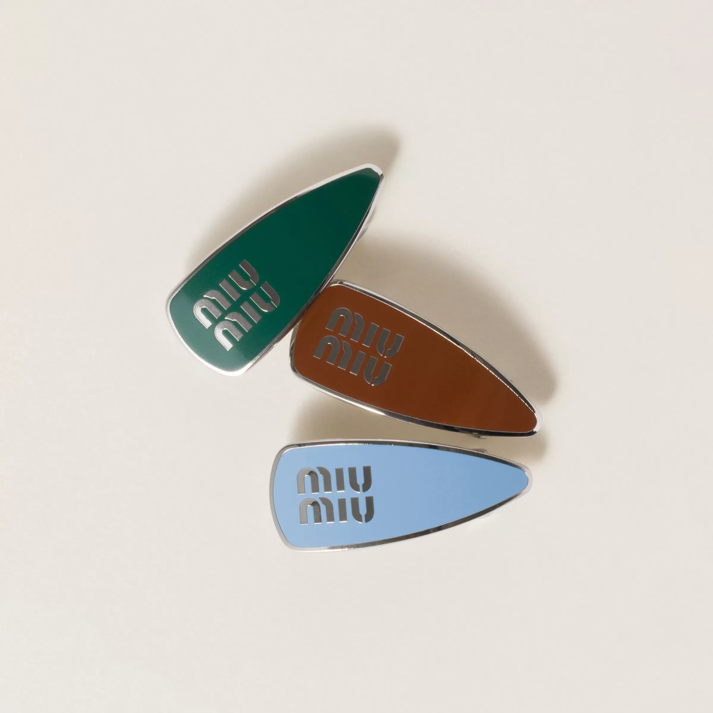 Enamelled metal clips>Miu Miu Cheap