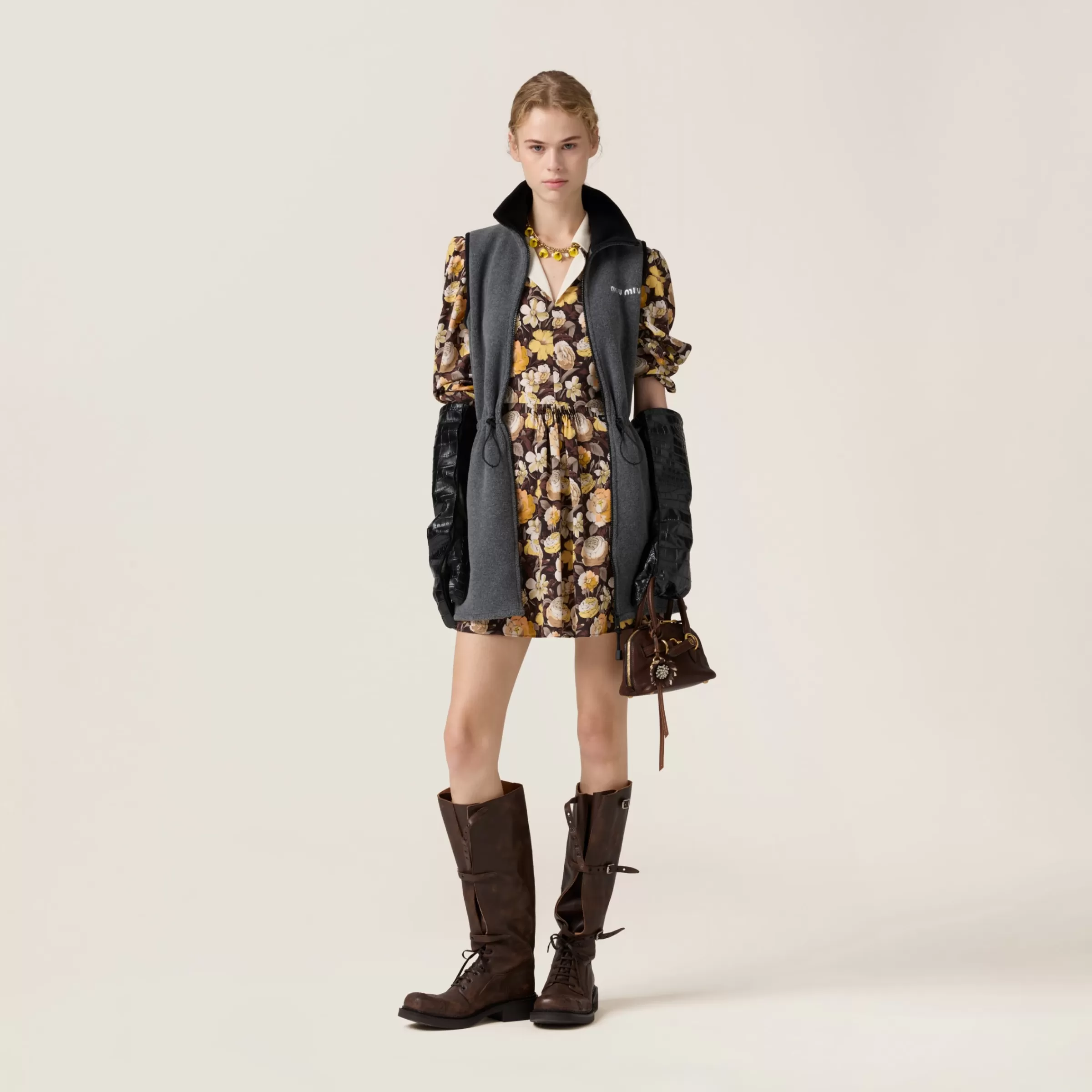 Fleece dress>Miu Miu Sale