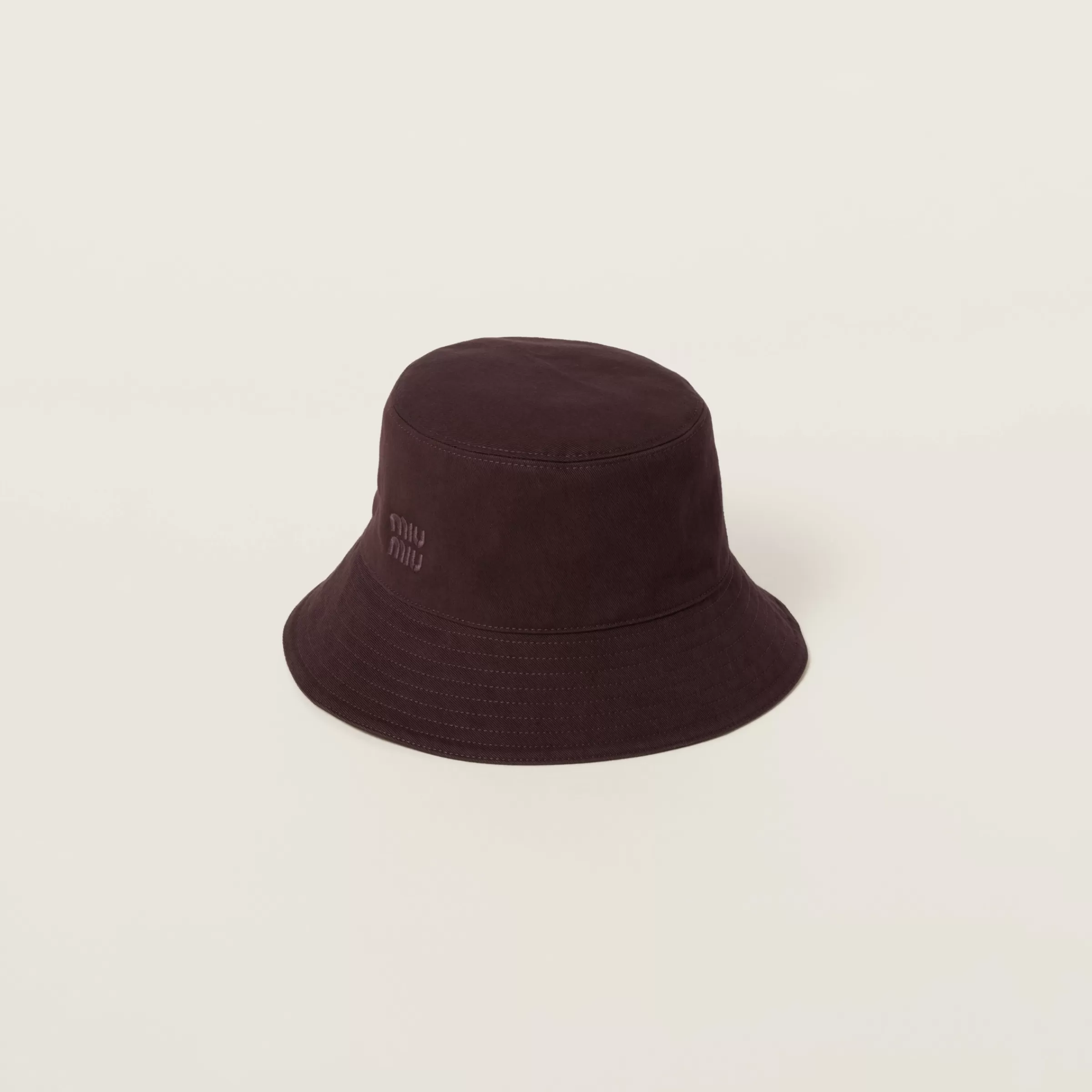 Gabardine bucket hat>Miu Miu Cheap