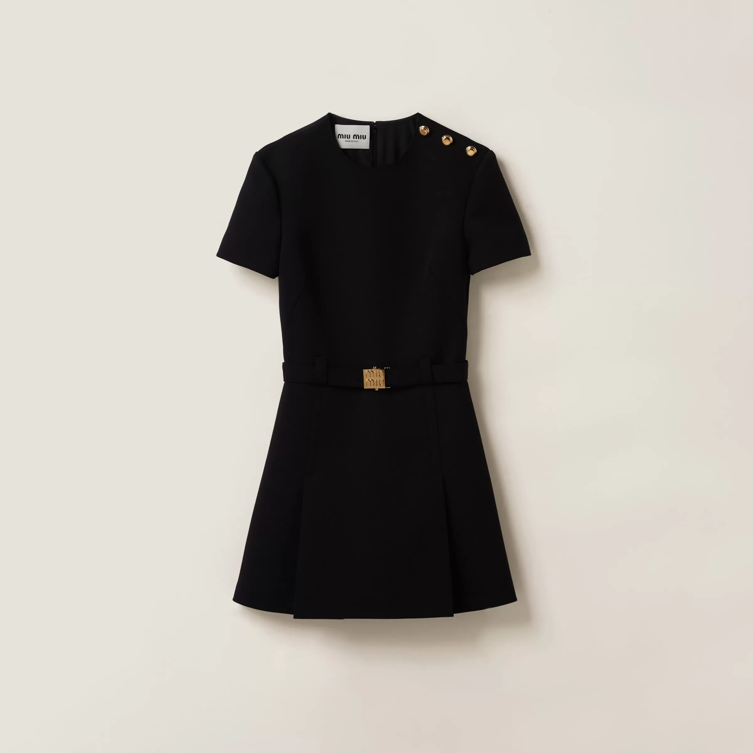 Grain de poudre mini-dress>Miu Miu Discount