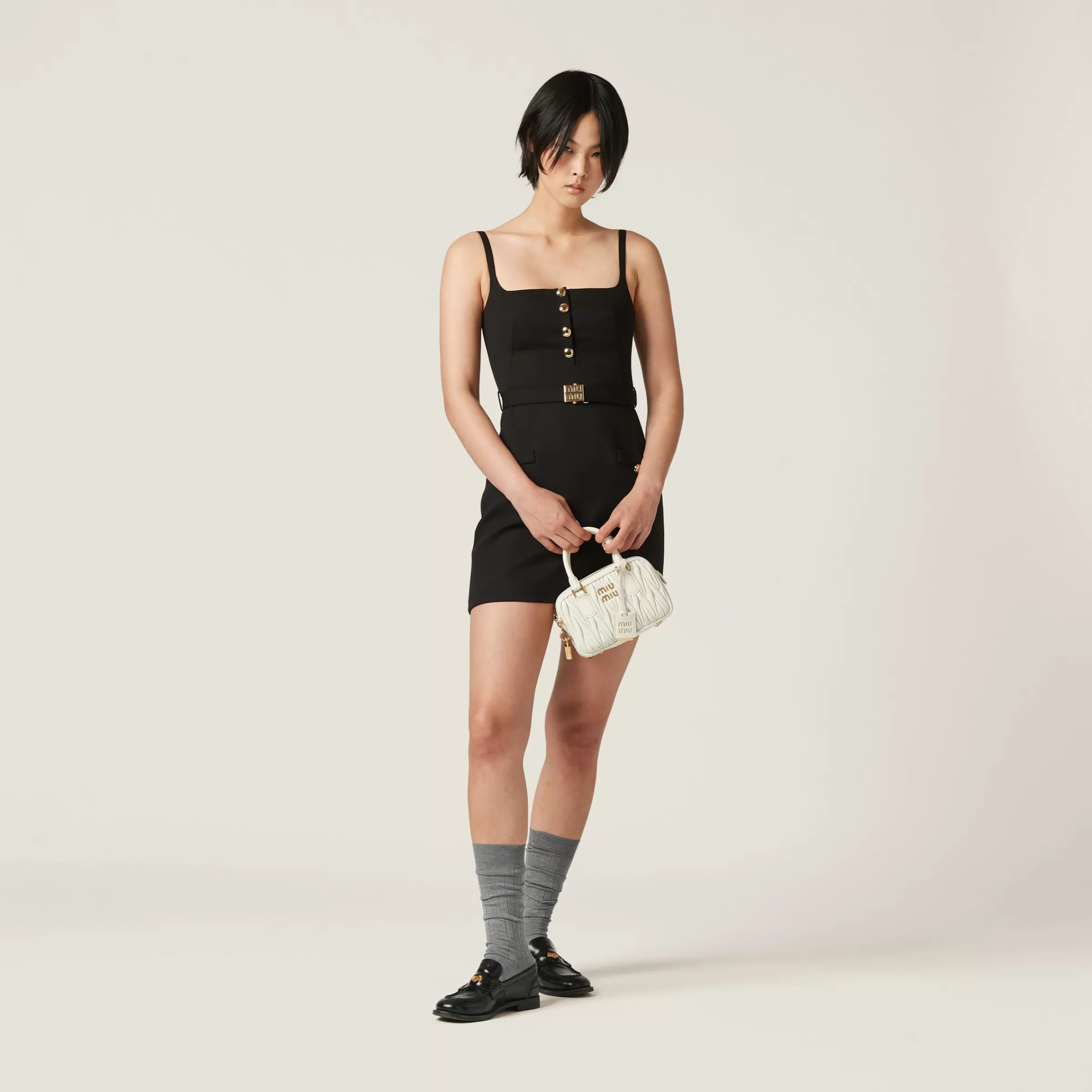 Grain de poudre mini-dress>Miu Miu Flash Sale