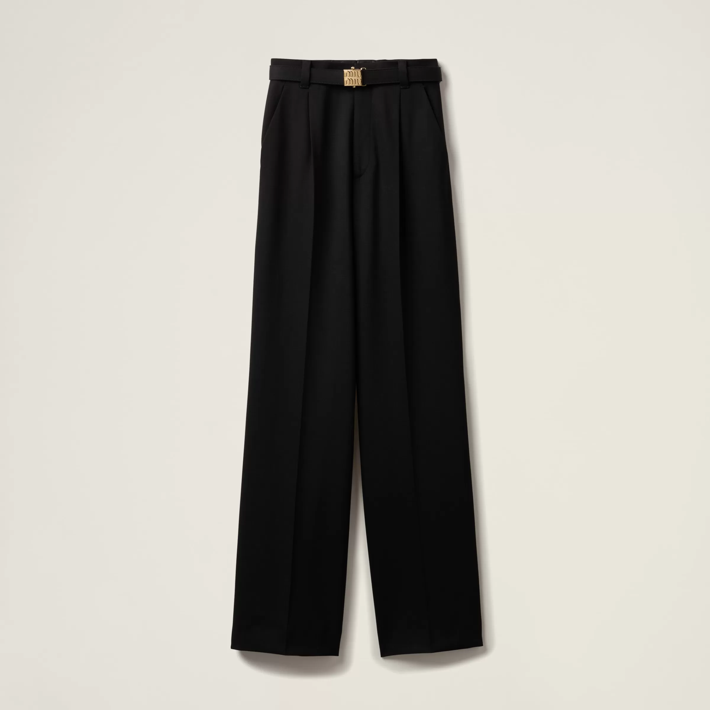 Grain de poudre pants>Miu Miu Shop