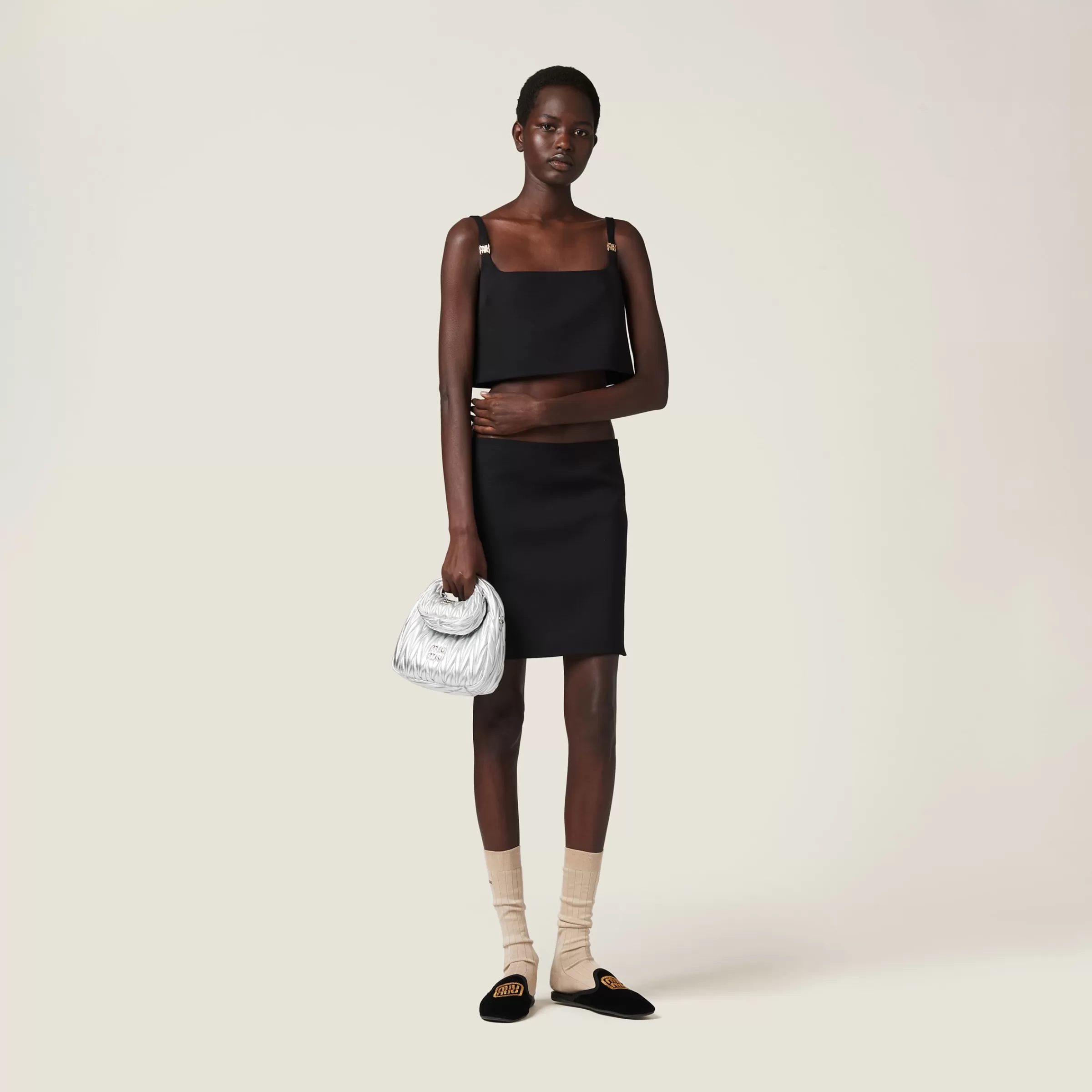 Grain de poudre skirt>Miu Miu Hot