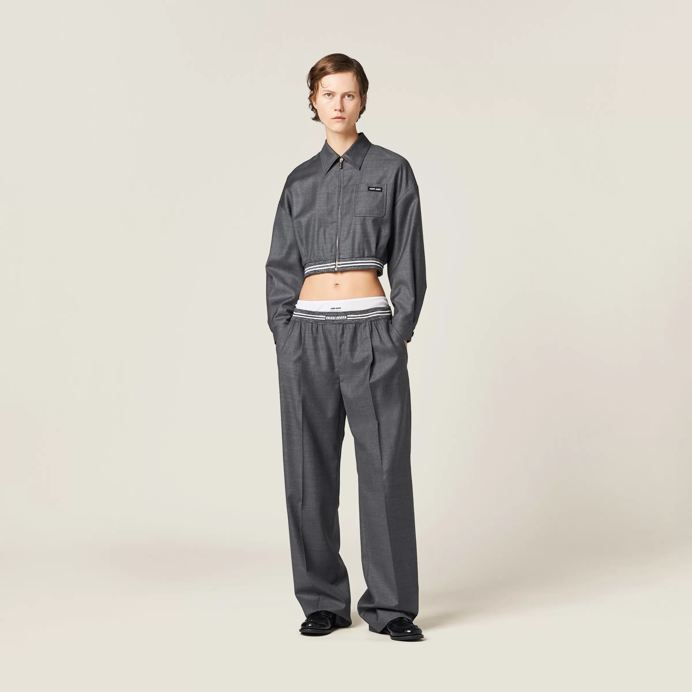 Grisaille pants>Miu Miu Hot