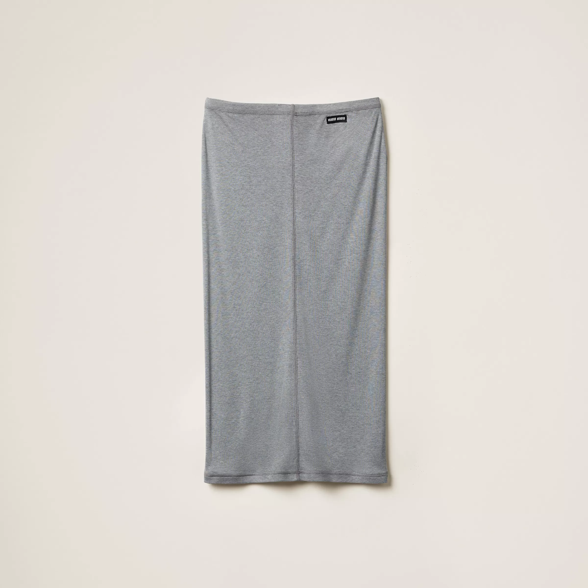 Jersey and silk skirt>Miu Miu Flash Sale