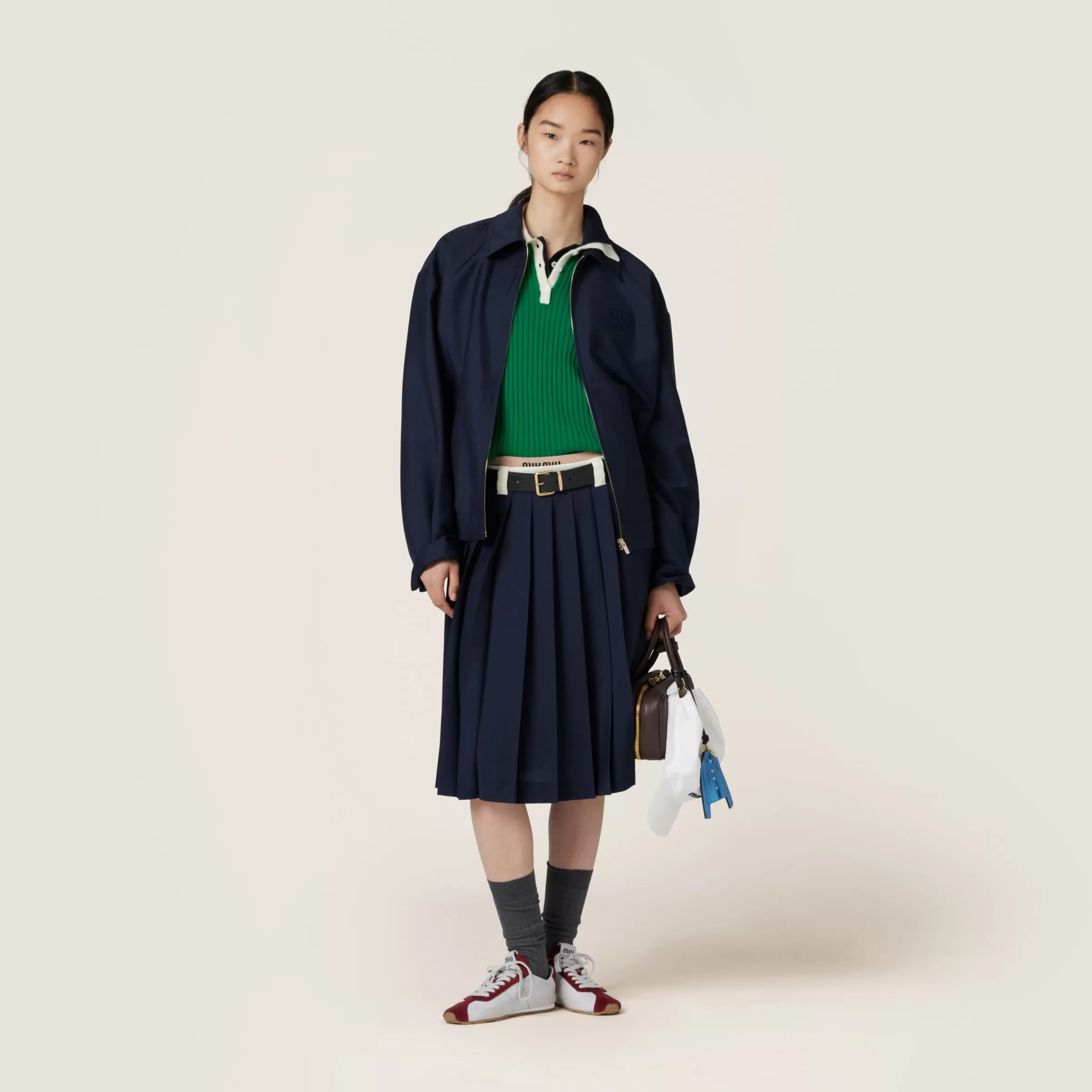 Kid mohair skirt>Miu Miu Outlet