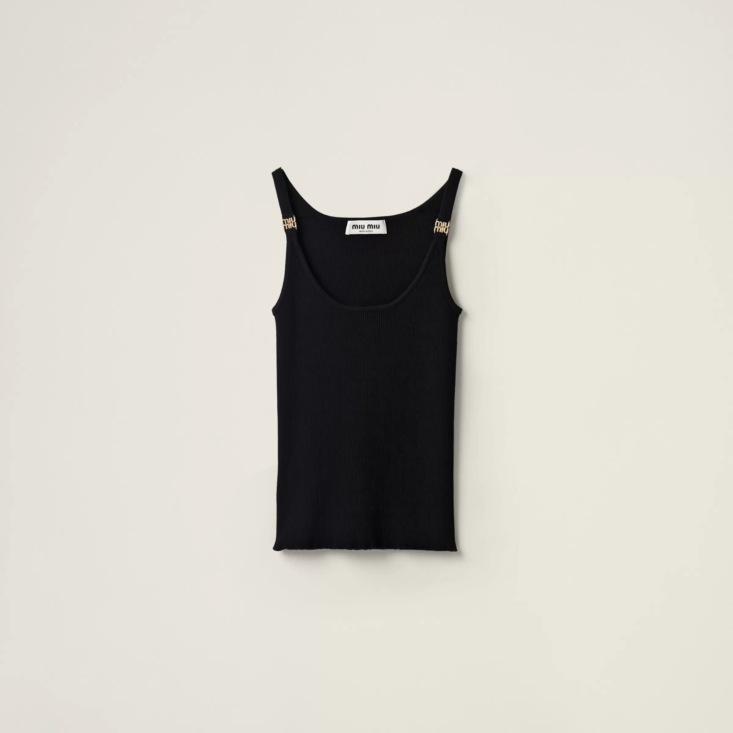 Knit tank top>Miu Miu Best Sale
