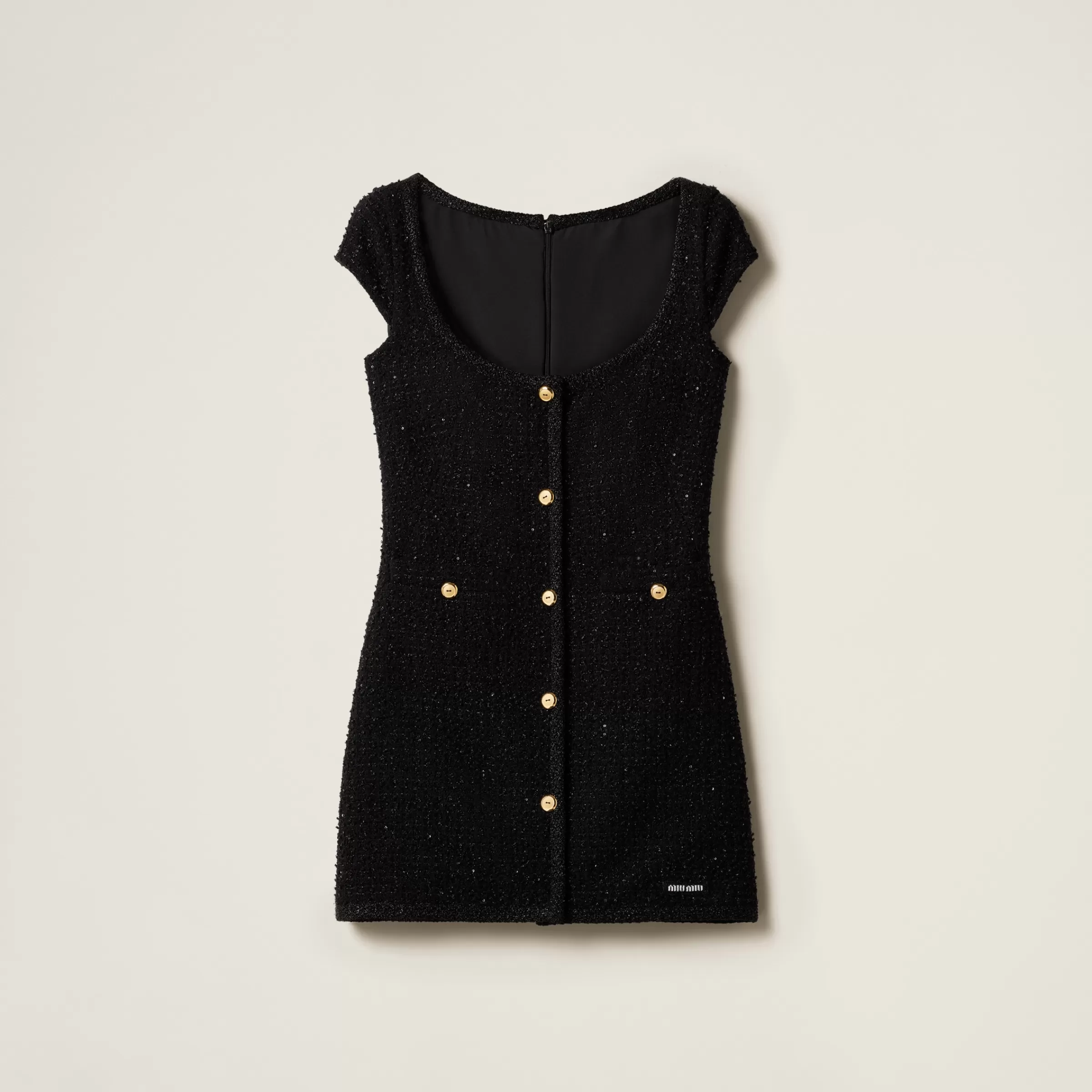 Lamé bouclé dress>Miu Miu Best
