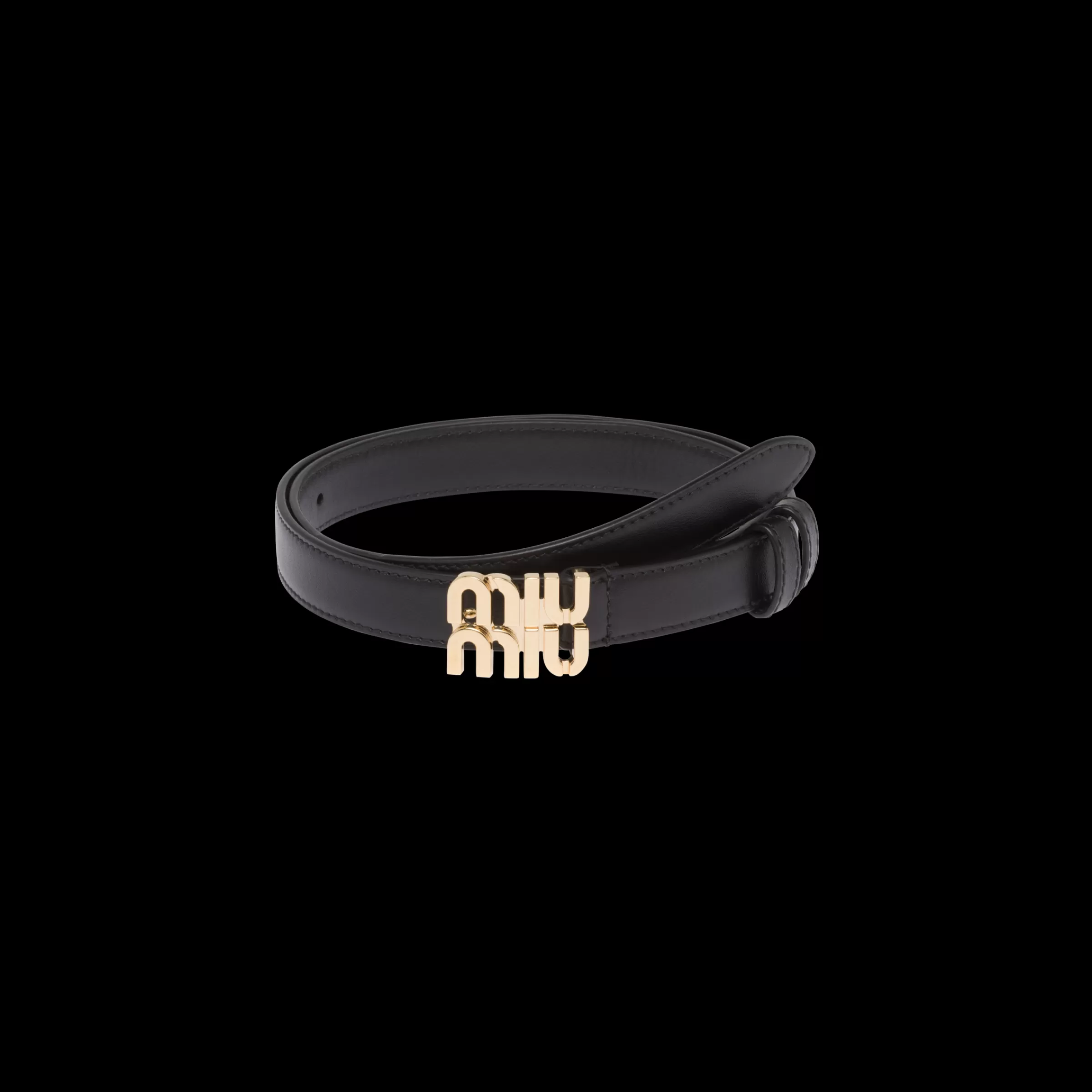 Leather belt>Miu Miu Fashion