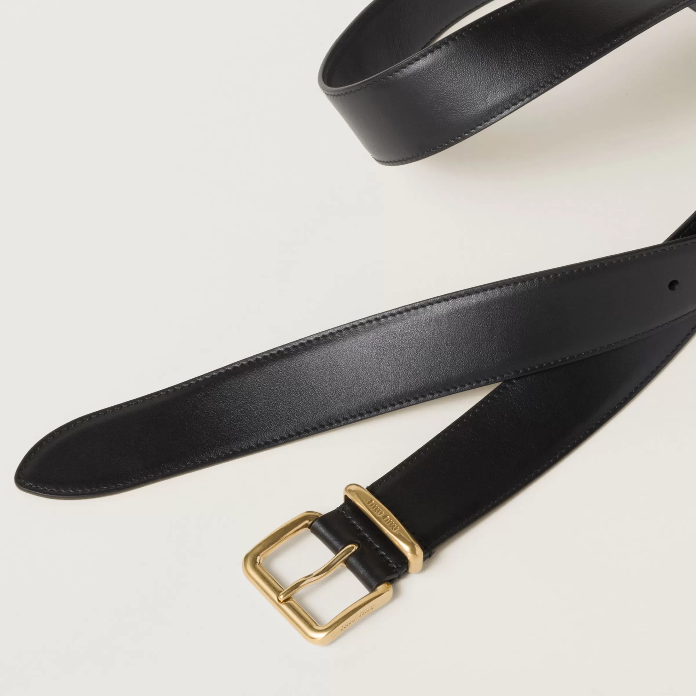 Leather belt>Miu Miu Fashion