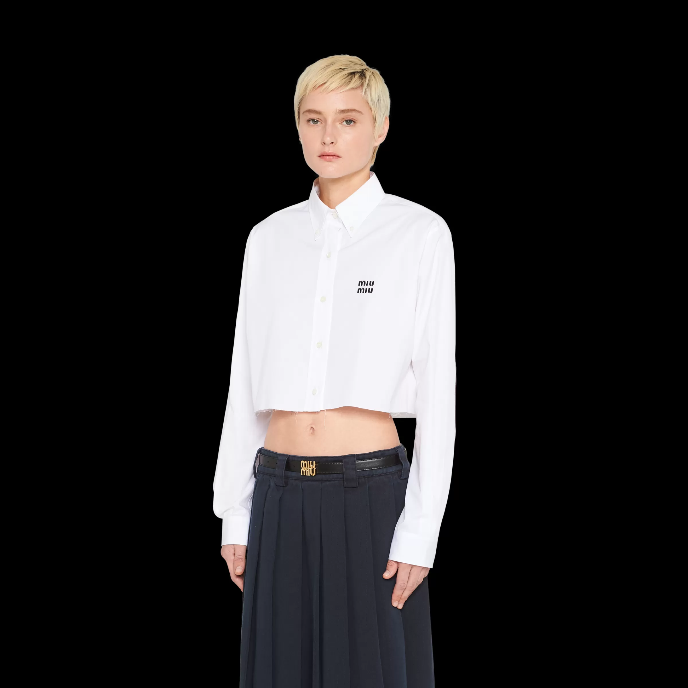 Leather belt>Miu Miu Fashion