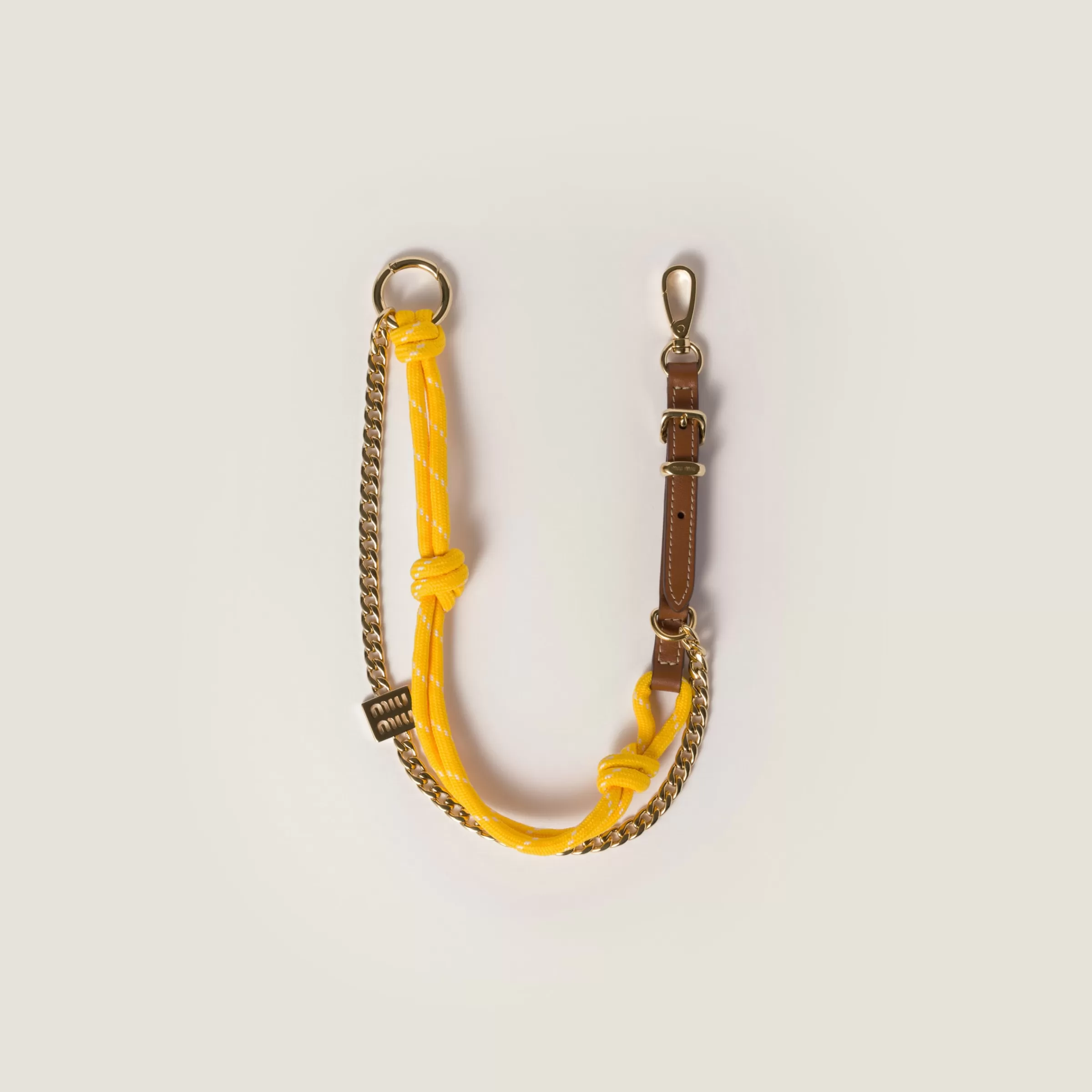 Leather, cord, and metal trick>Miu Miu Flash Sale