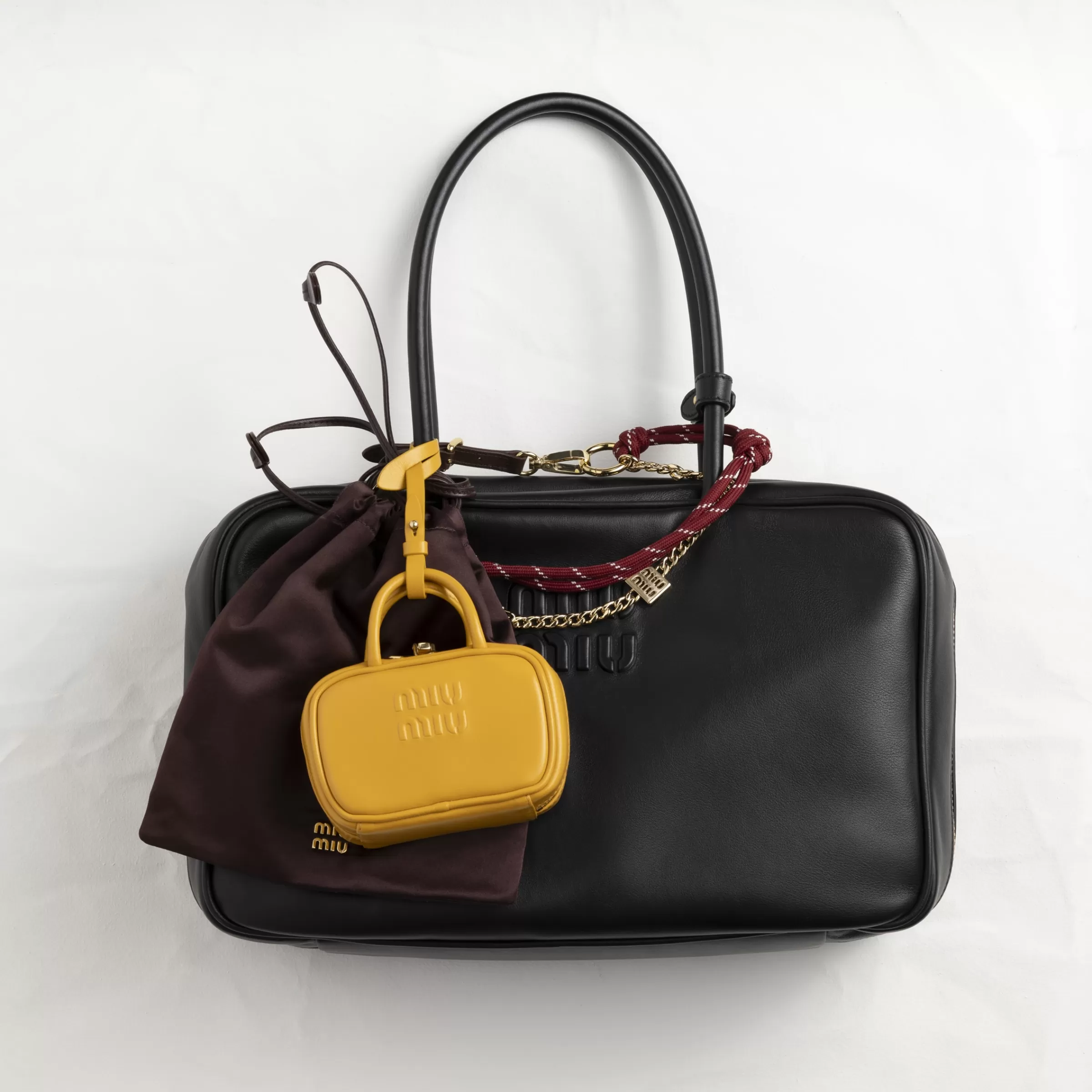 Leather, cord, and metal trick>Miu Miu Flash Sale