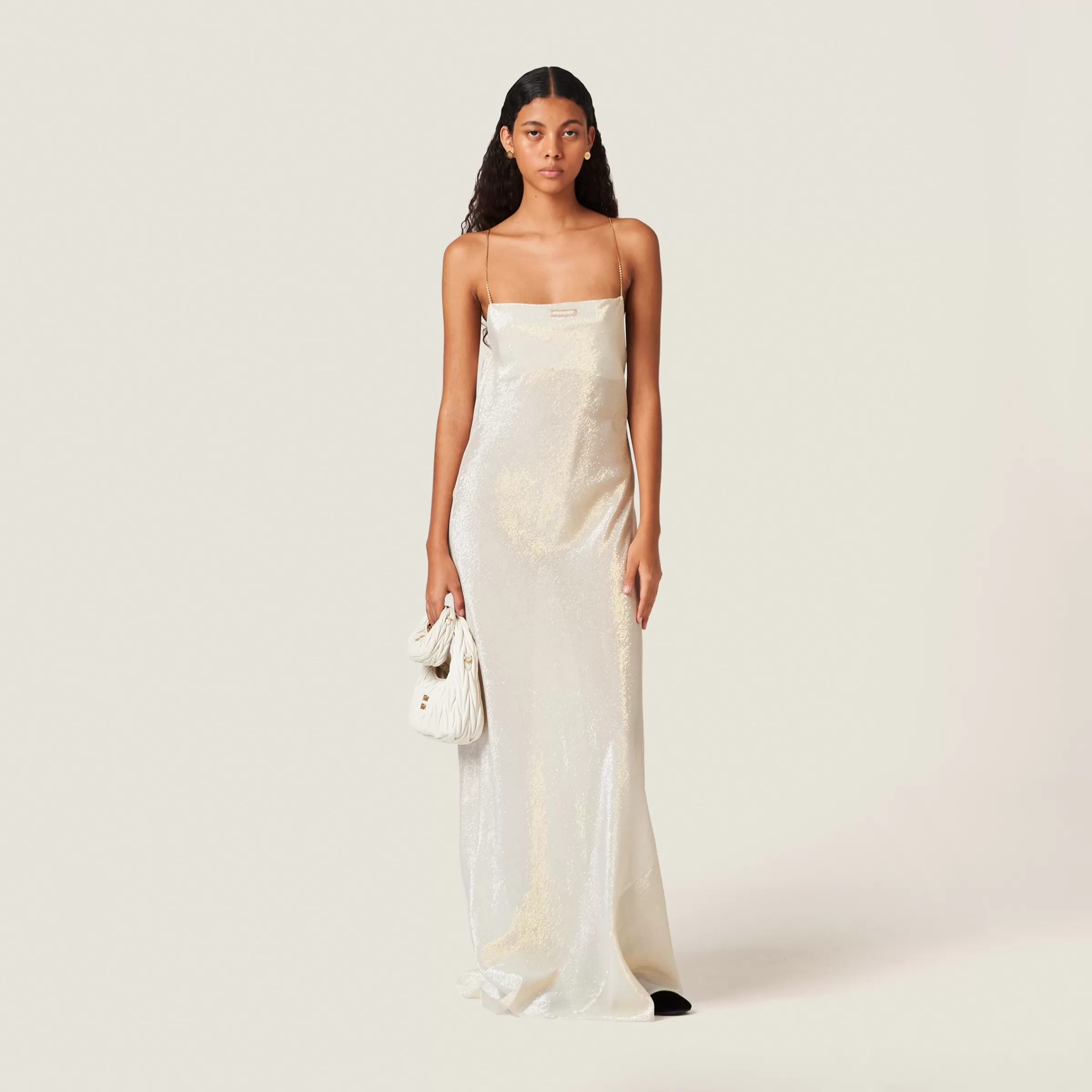 Long mesh dress>Miu Miu Hot