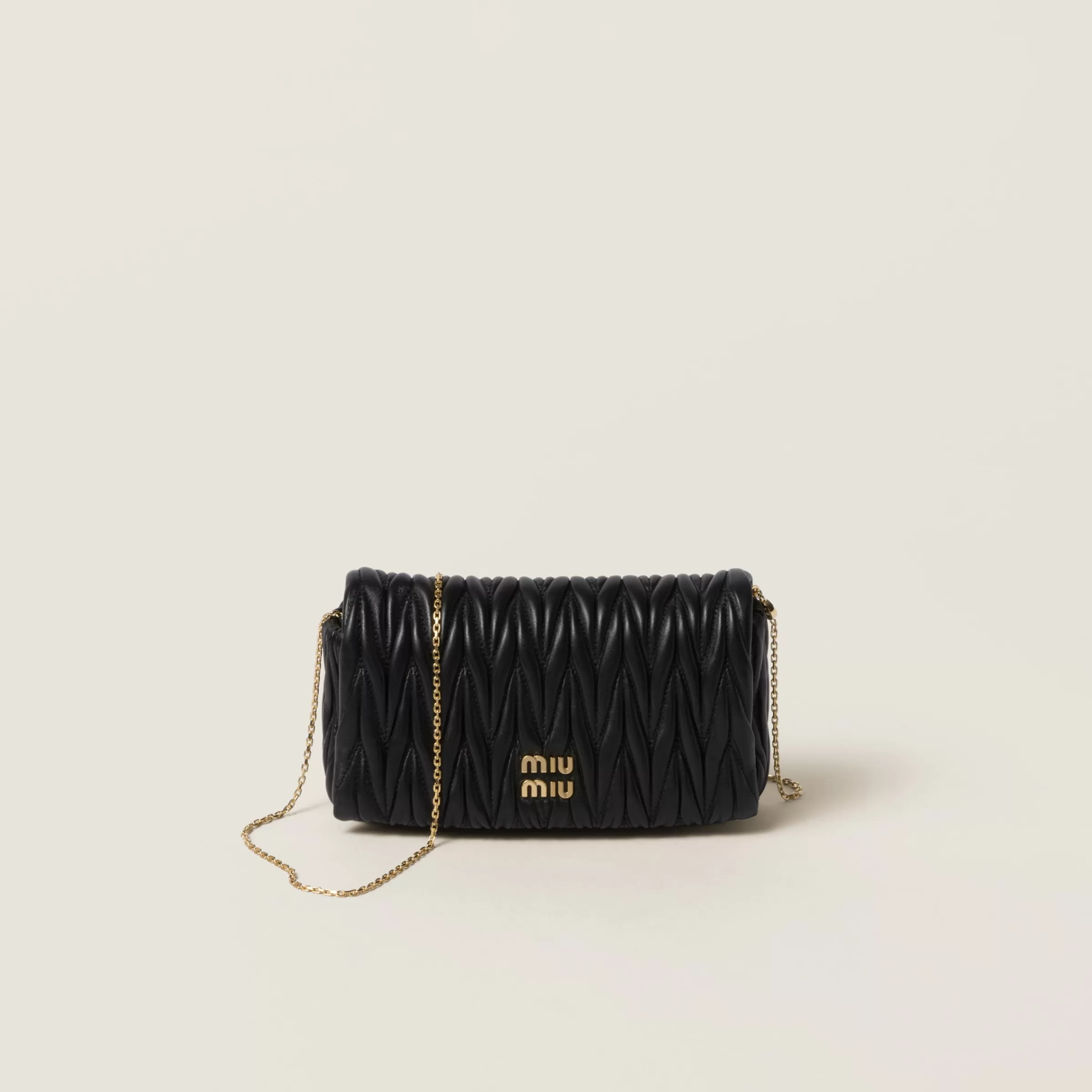 Matelassé nappa leather mini-bag>Miu Miu Cheap