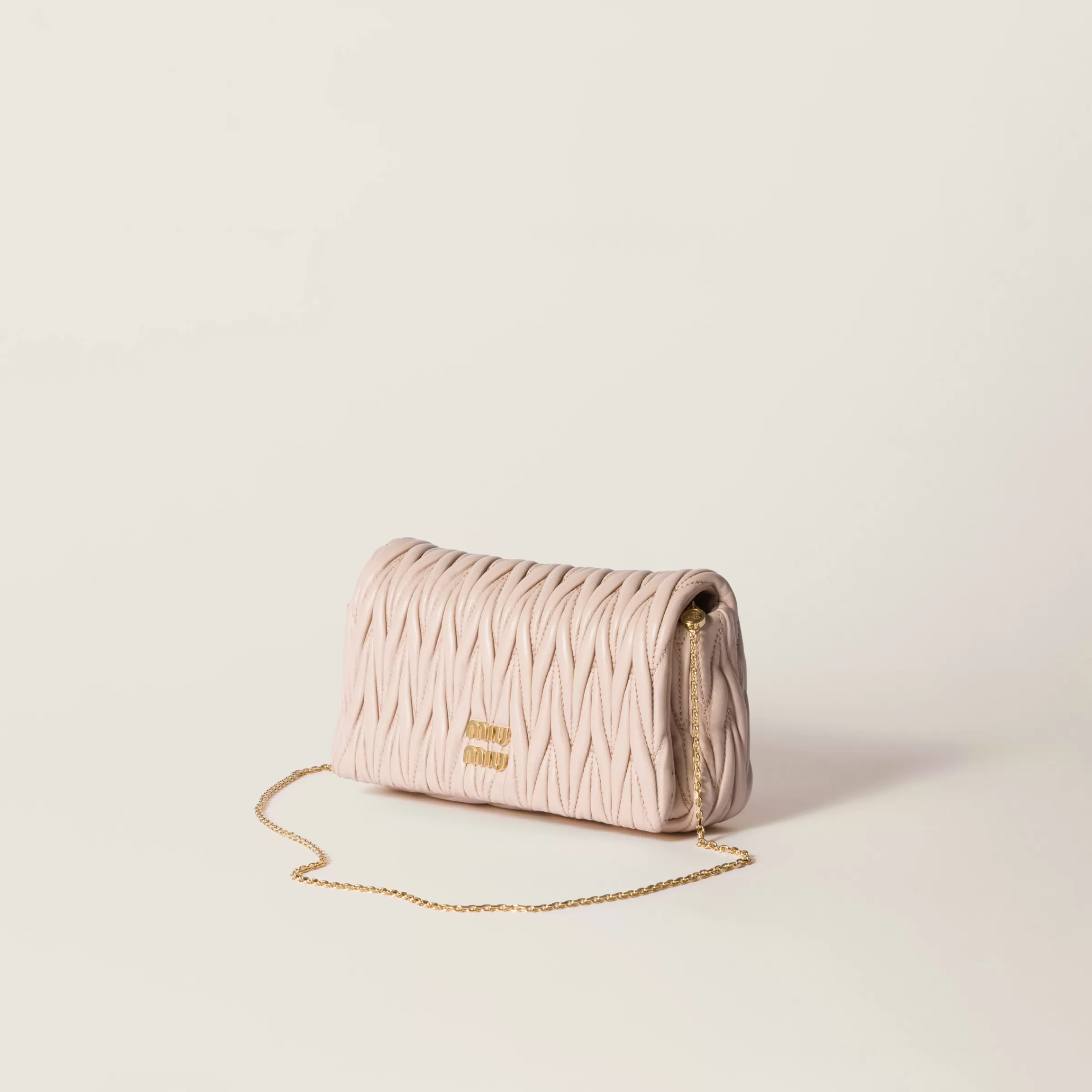 Matelassé nappa leather mini-bag>Miu Miu Cheap