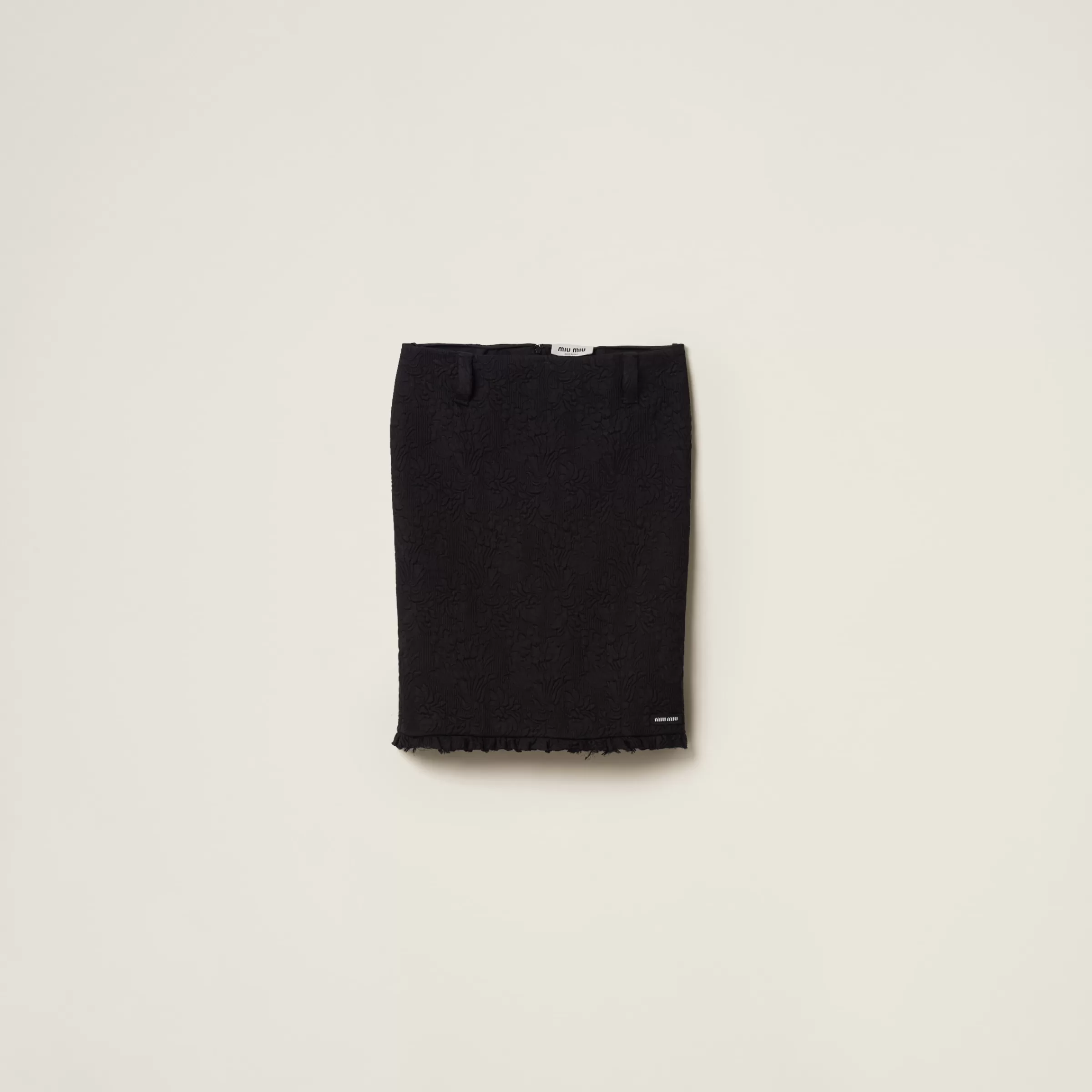 Matelassé skirt>Miu Miu Fashion