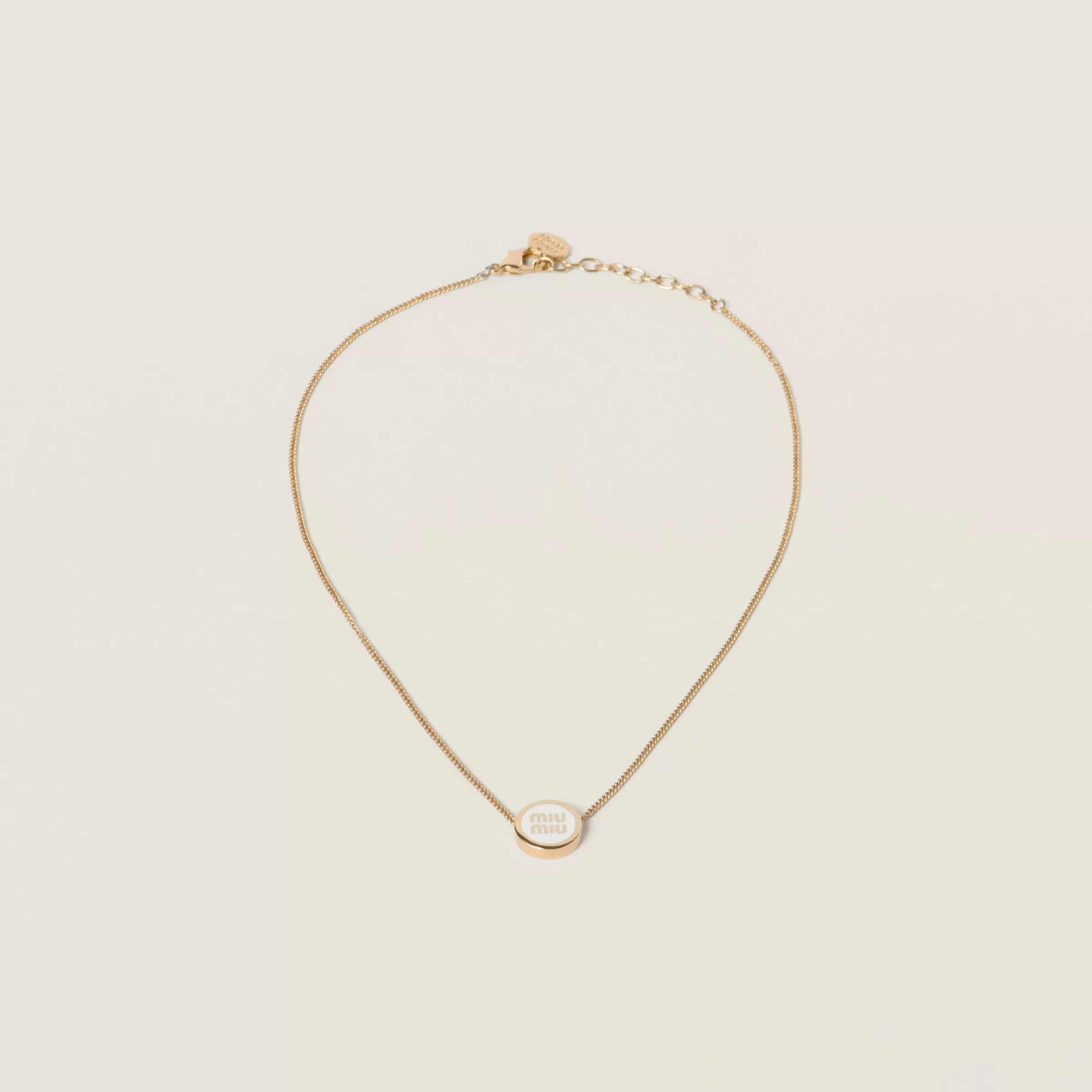 Metal necklace>Miu Miu Outlet