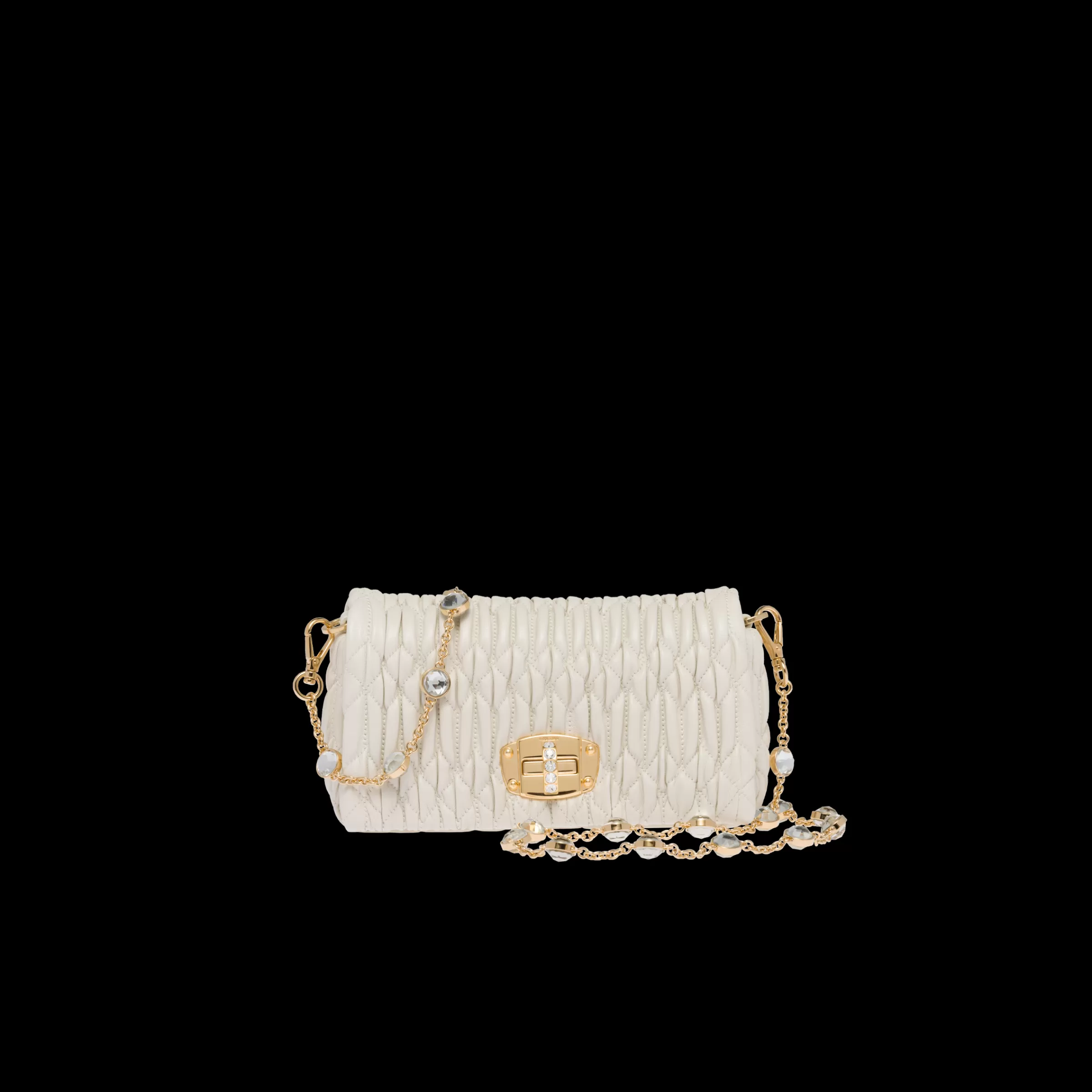 Miu Crystal nappa leather and crystal mini-bag>Miu Miu Online