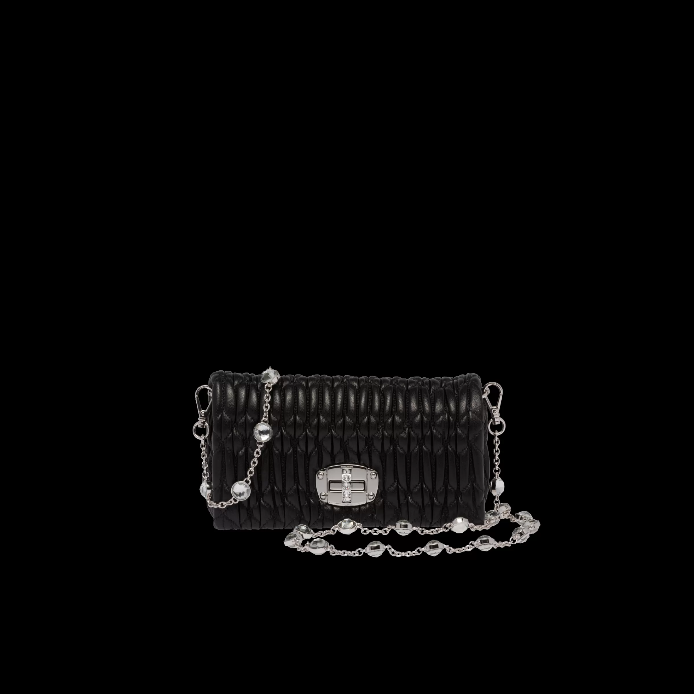 Miu Crystal nappa leather and crystal mini-bag>Miu Miu Online
