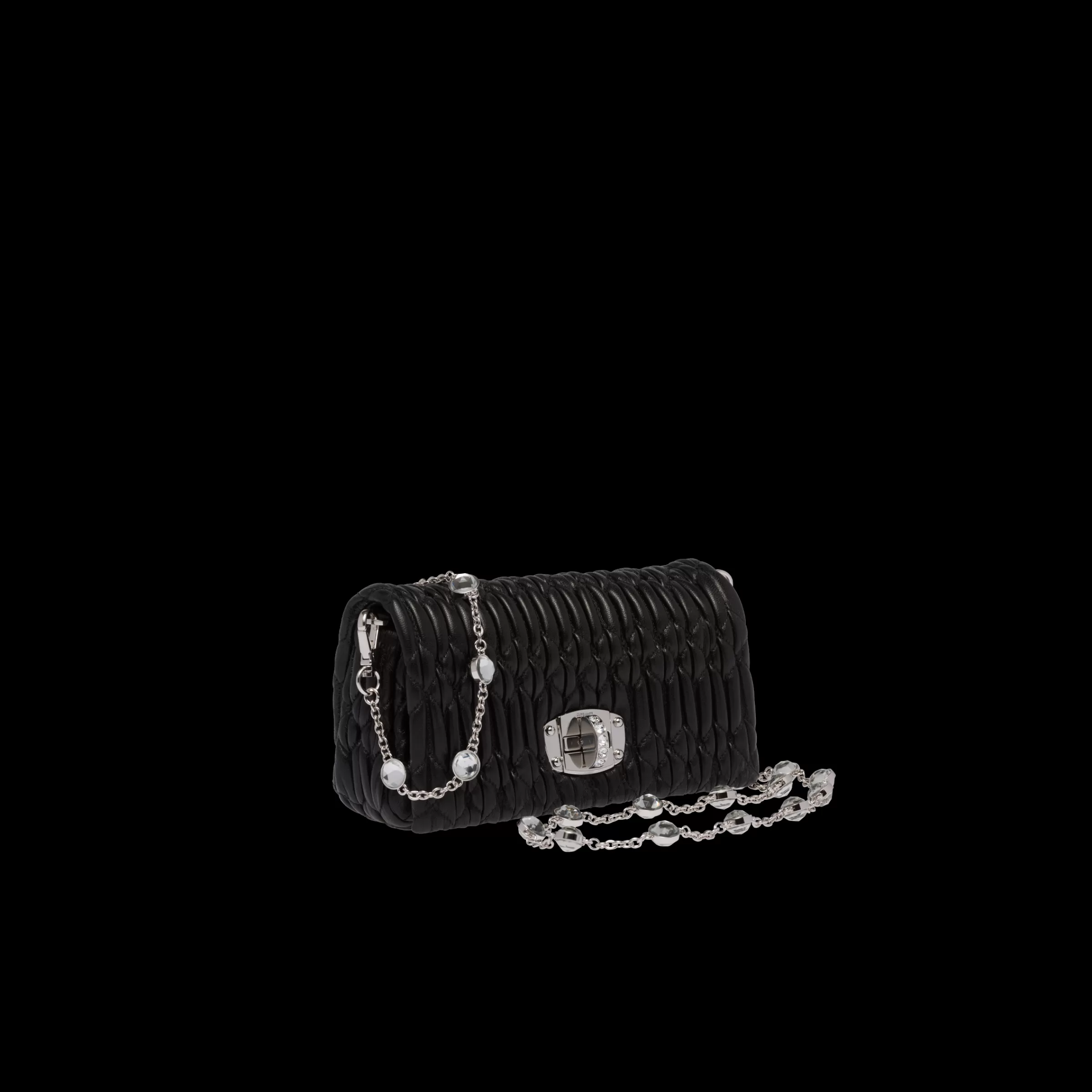 Miu Crystal nappa leather and crystal mini-bag>Miu Miu Online