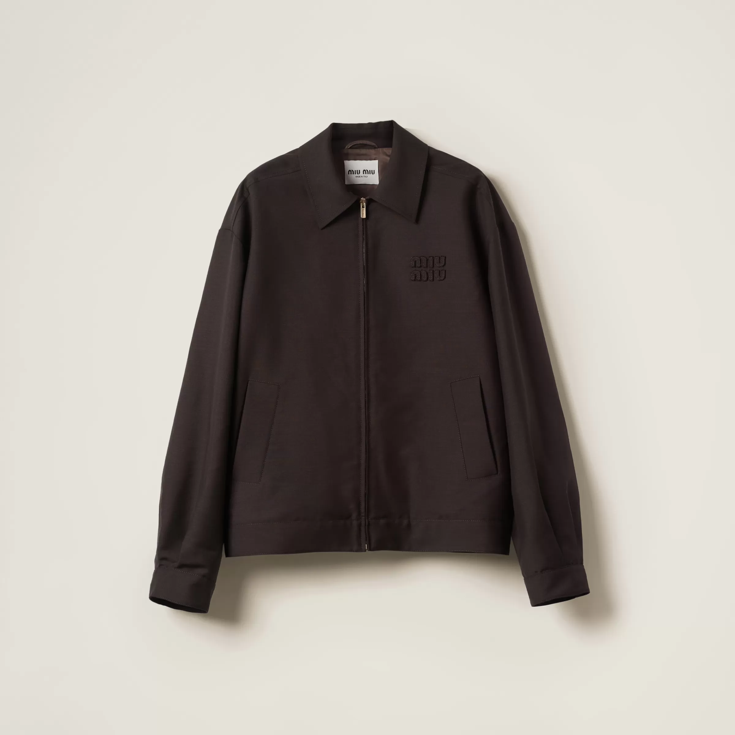 Mohair blouson jacket>Miu Miu Fashion