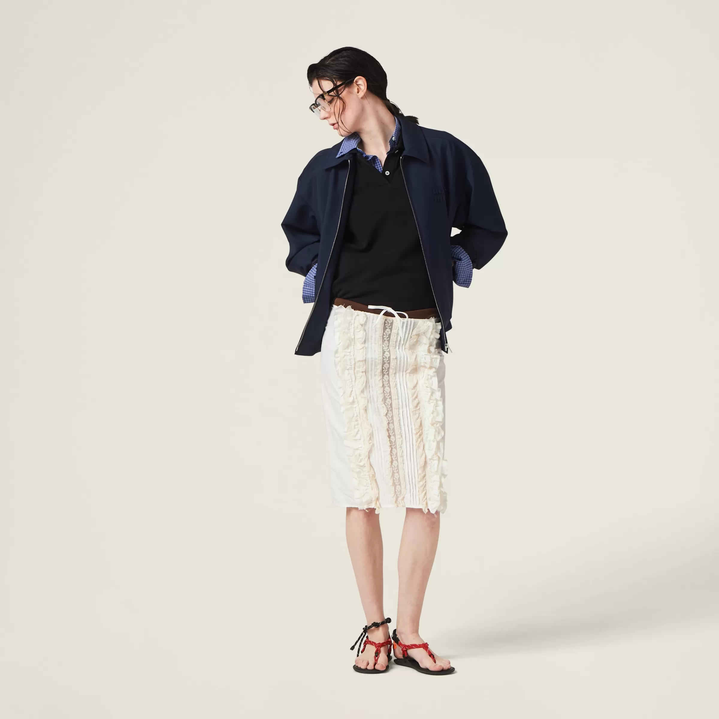Mohair blouson jacket>Miu Miu Discount