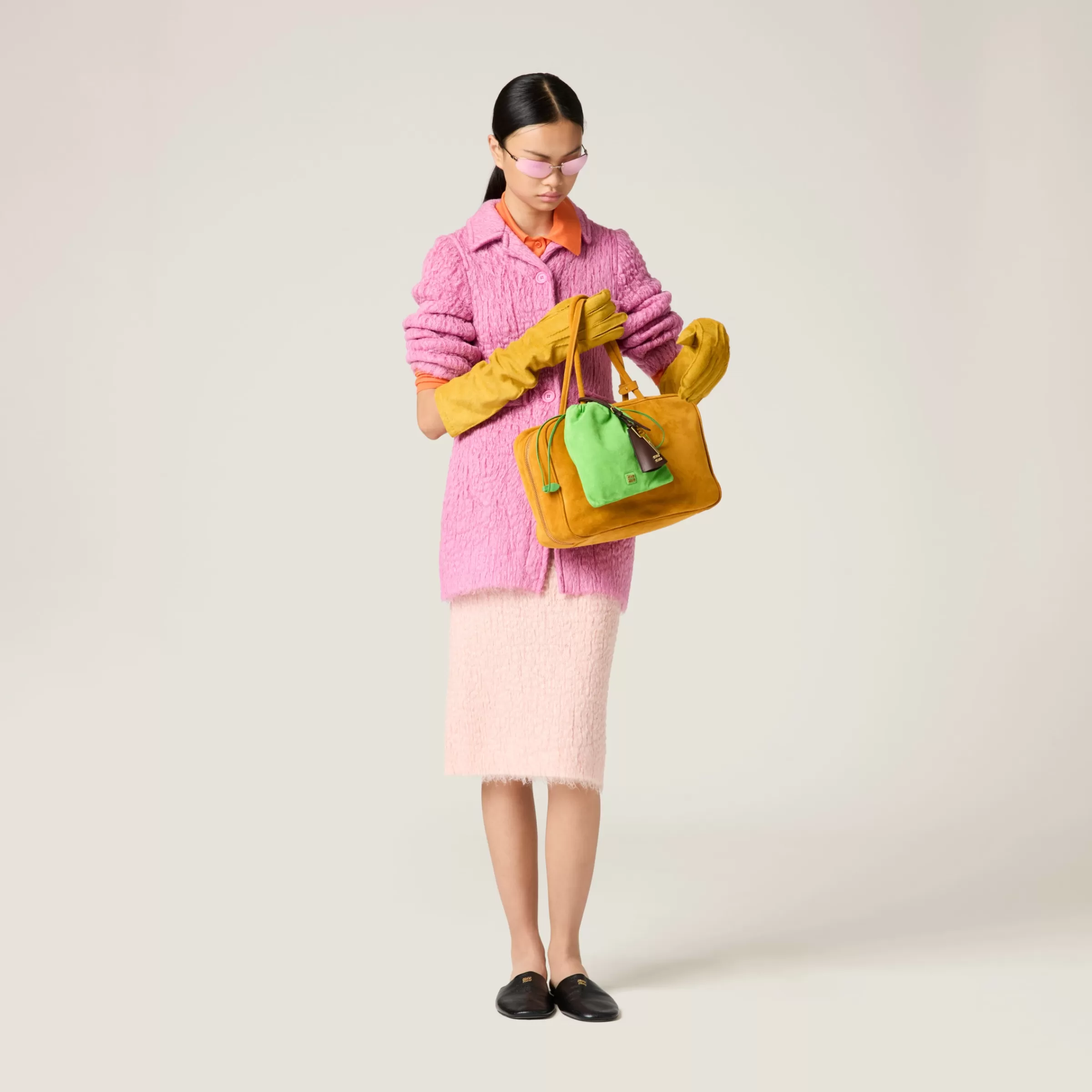 Mohair pencil skirt>Miu Miu Online
