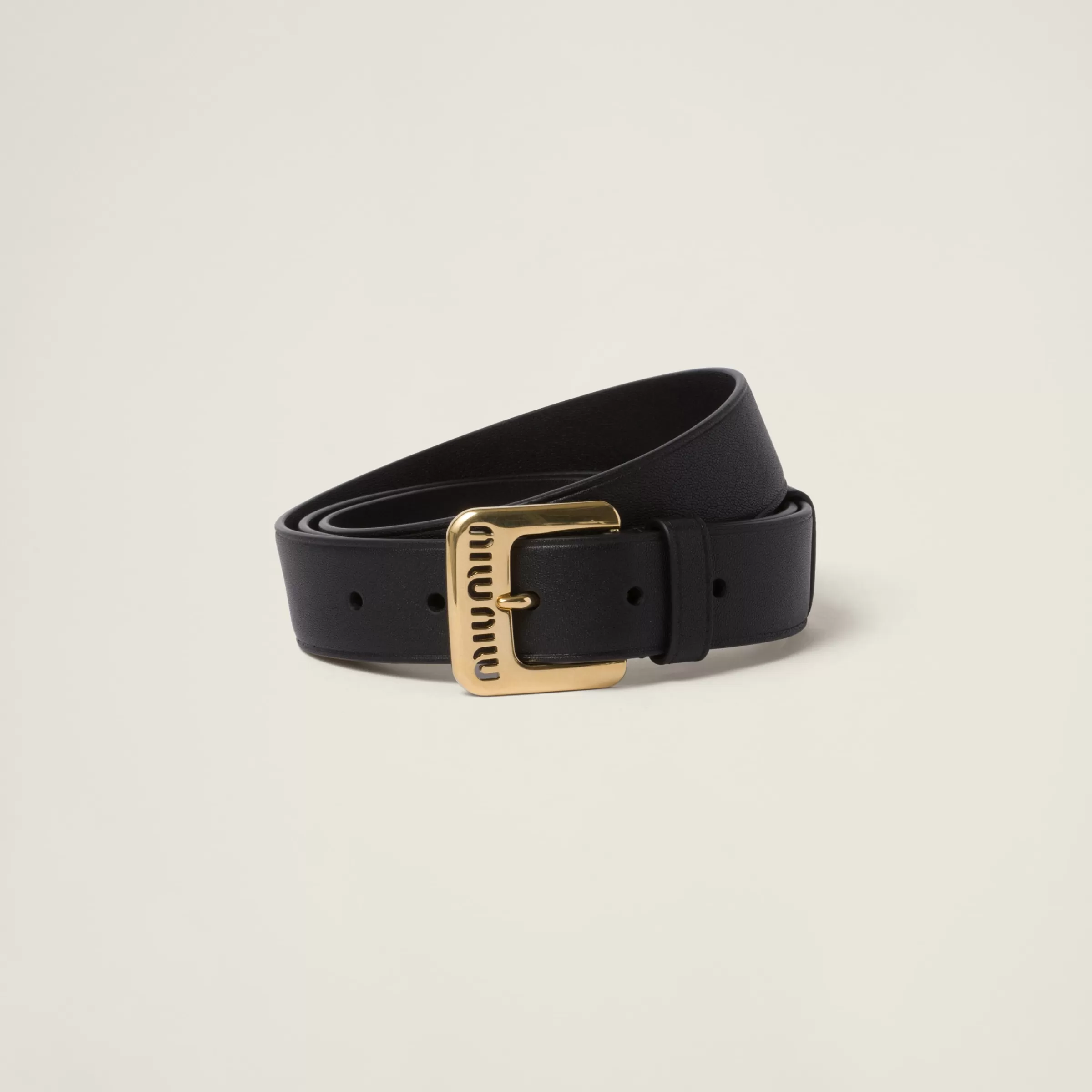 Nappa leather belt>Miu Miu Hot
