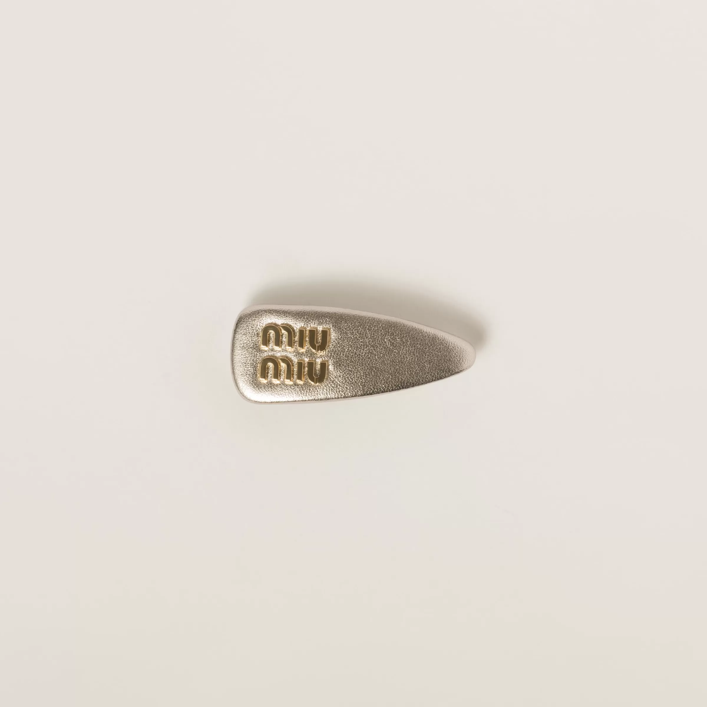 Nappa leather hair clip>Miu Miu Cheap